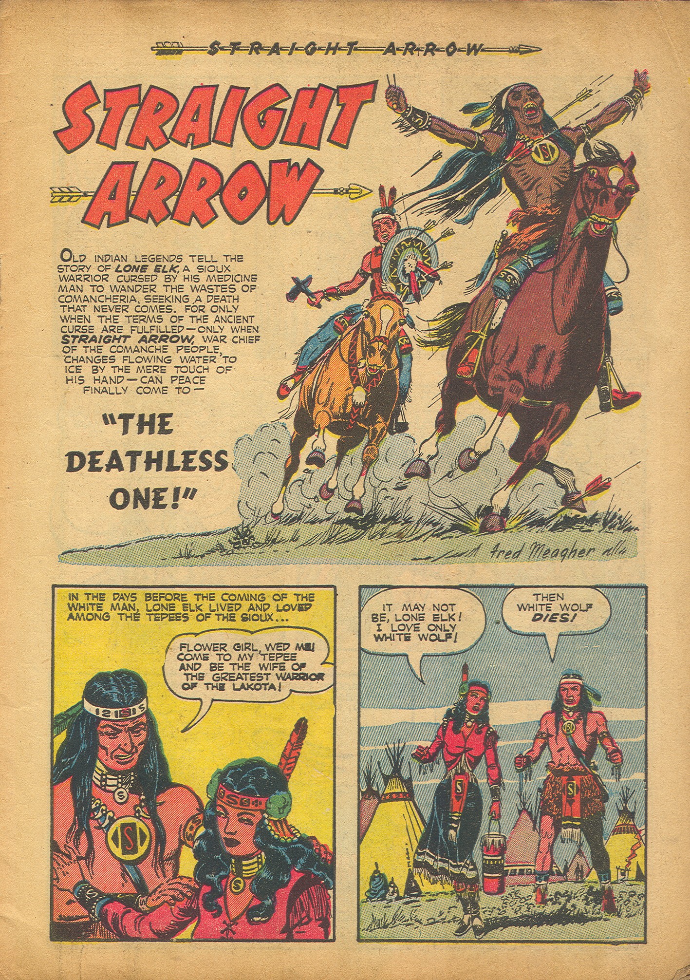 Read online Straight Arrow comic -  Issue #25 - 3