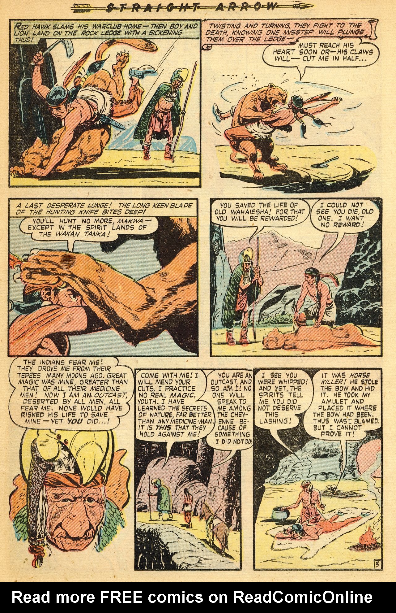 Read online Straight Arrow comic -  Issue #14 - 23