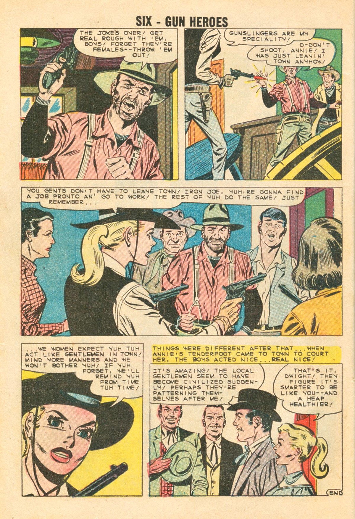 Read online Six-Gun Heroes comic -  Issue #59 - 16