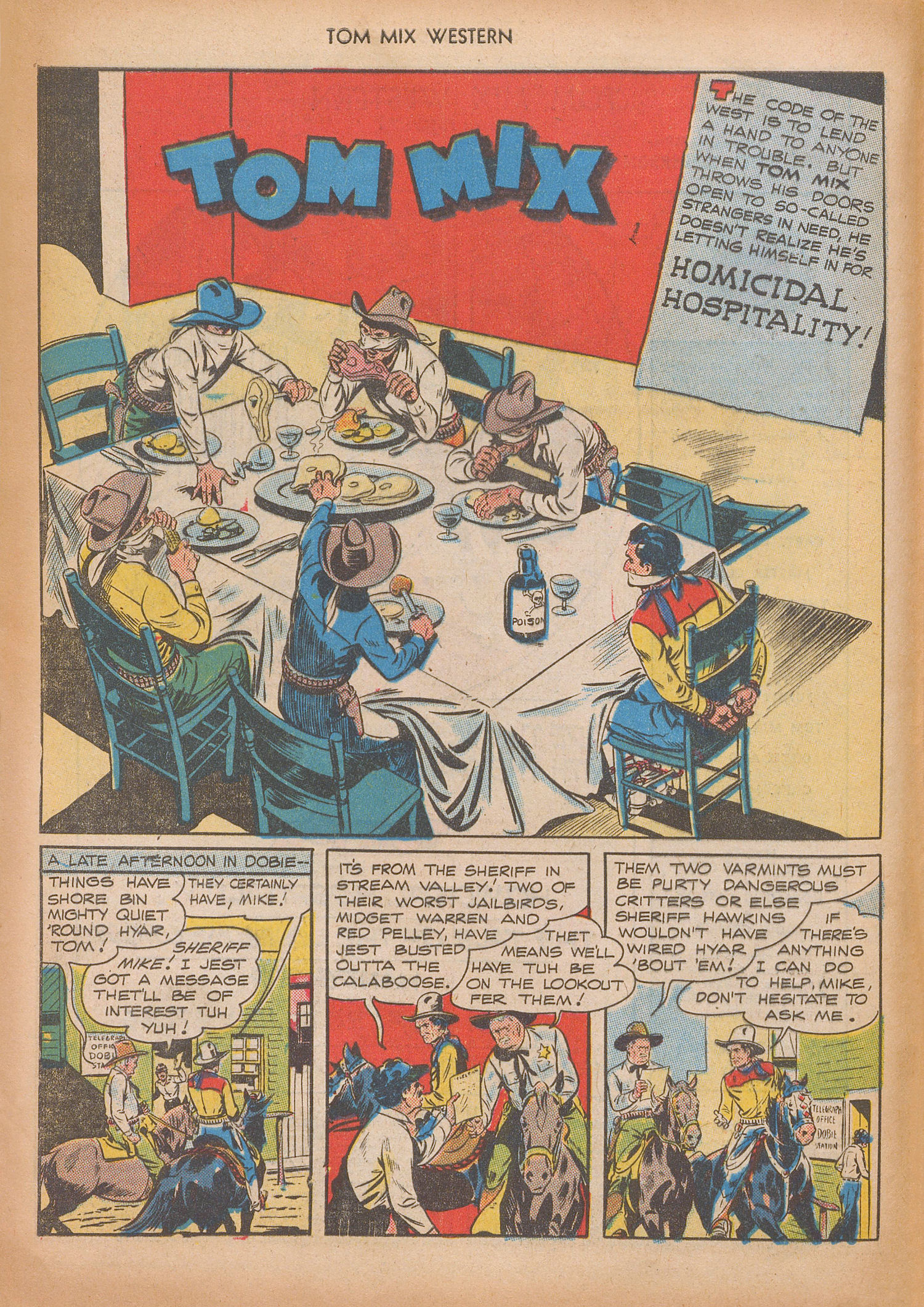 Read online Tom Mix Western (1948) comic -  Issue #9 - 4