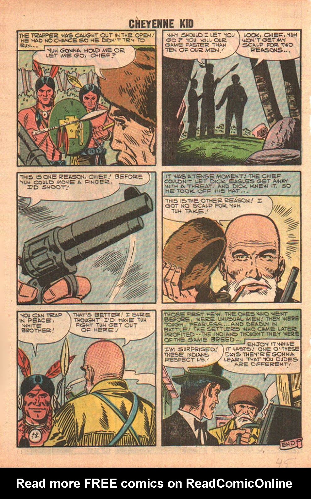 Read online Cheyenne Kid comic -  Issue #11 - 44