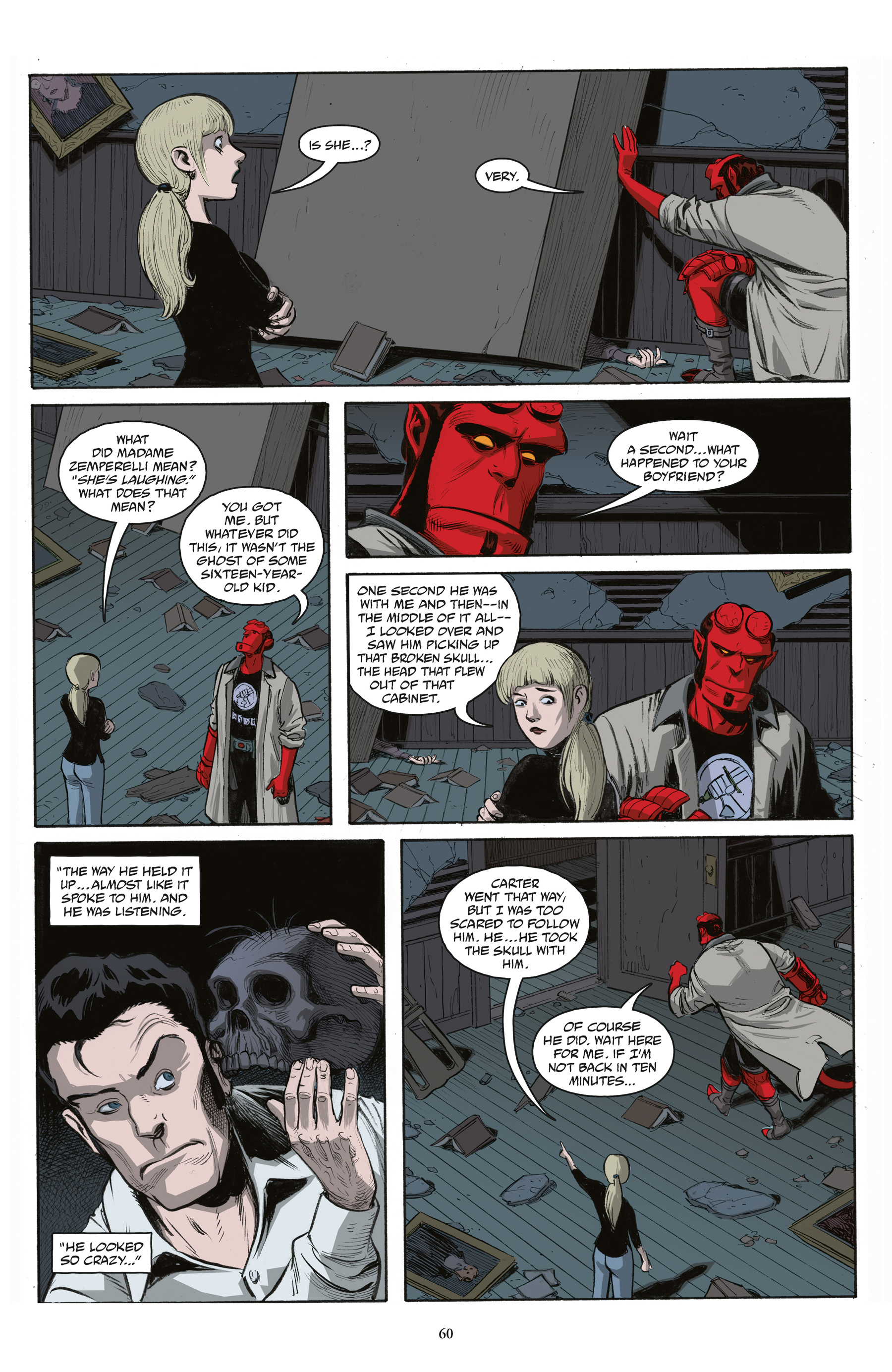 Read online Hellboy and the B.P.R.D.: The Secret of Chesbro House & Others comic -  Issue # TPB (Part 1) - 60