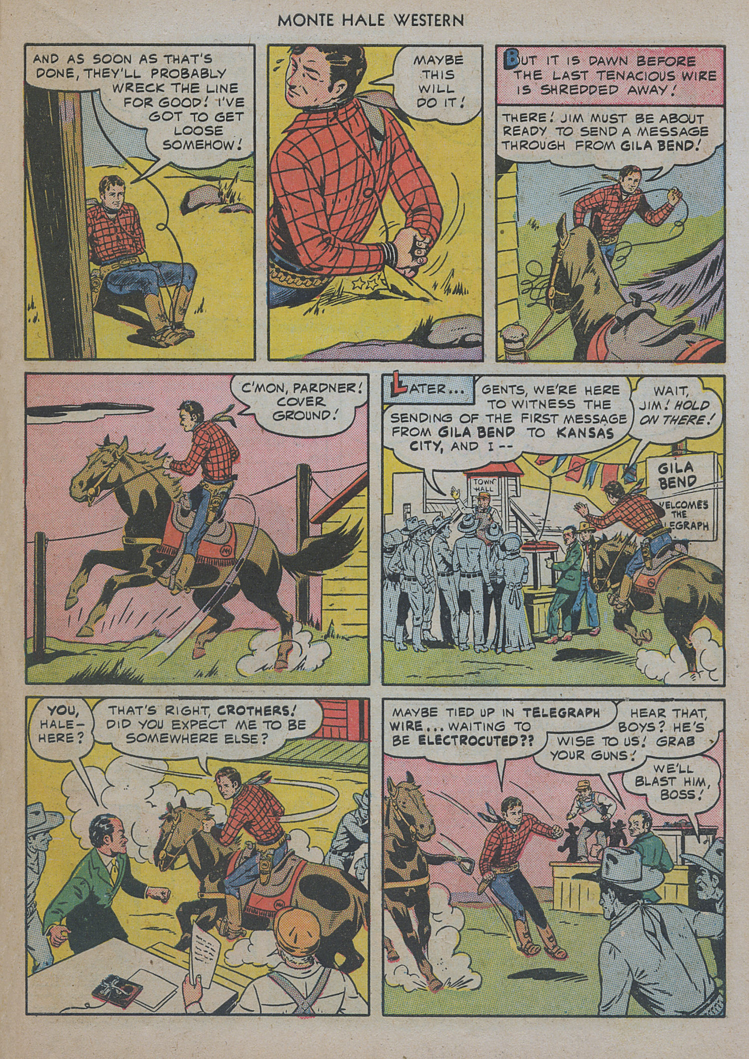 Read online Monte Hale Western comic -  Issue #47 - 31