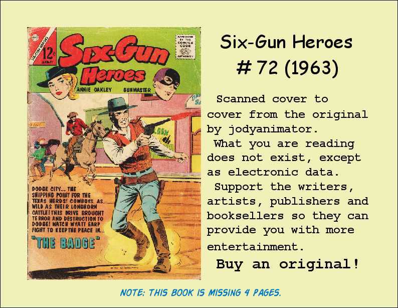 Read online Six-Gun Heroes comic -  Issue #72 - 37