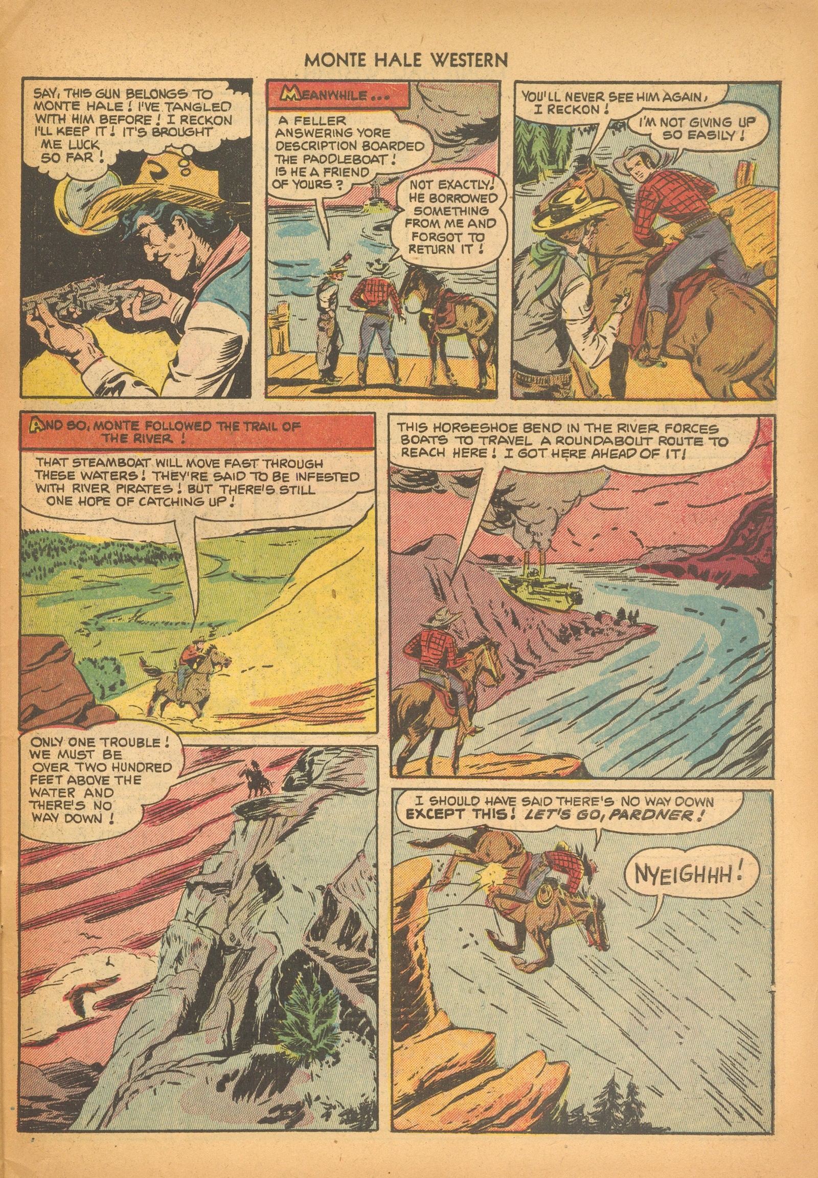 Read online Monte Hale Western comic -  Issue #75 - 31