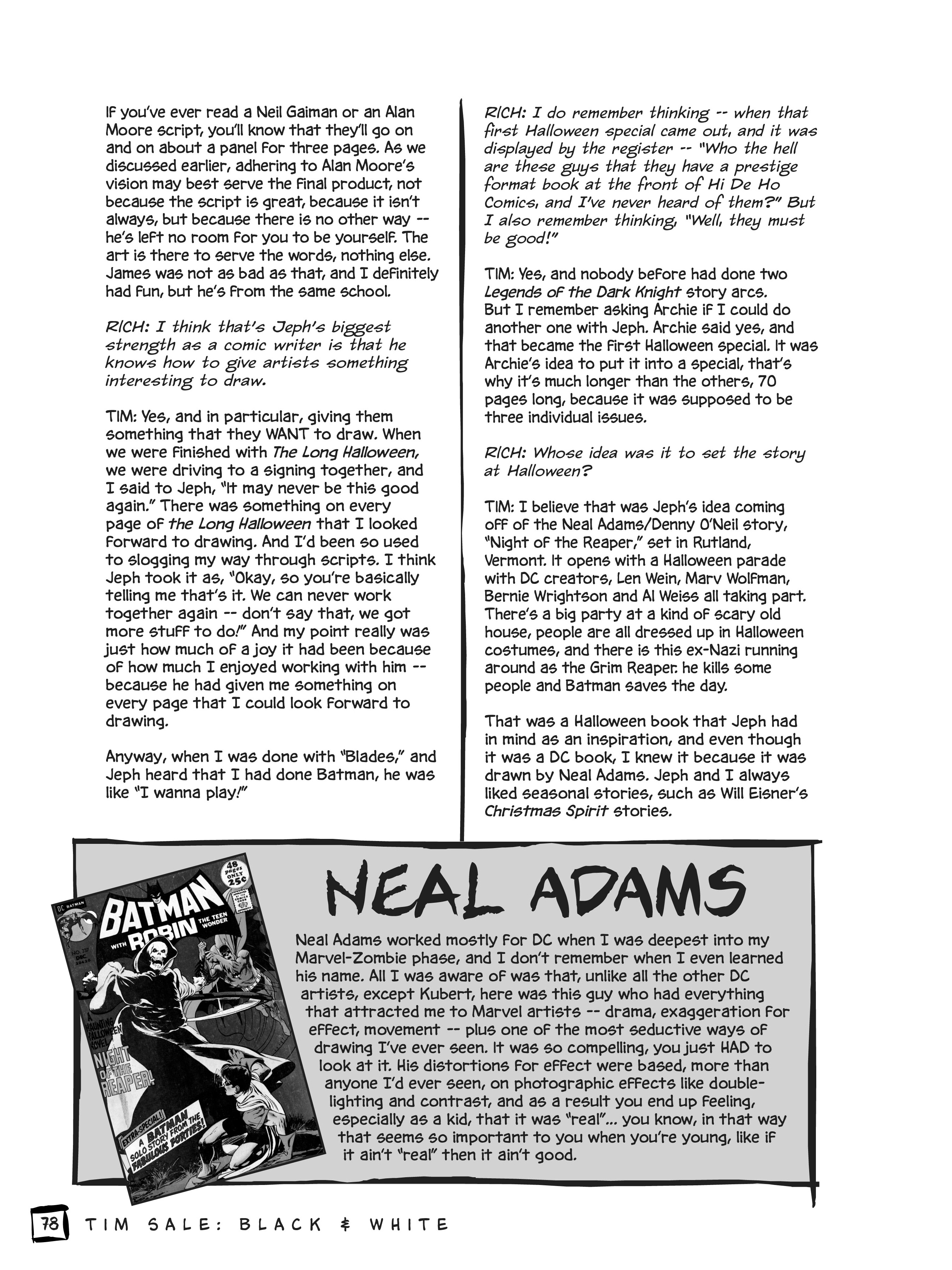 Read online Drawing Heroes in the Backyard: Tim Sale Black and White, Revised and Expanded comic -  Issue # TPB (Part 1) - 67