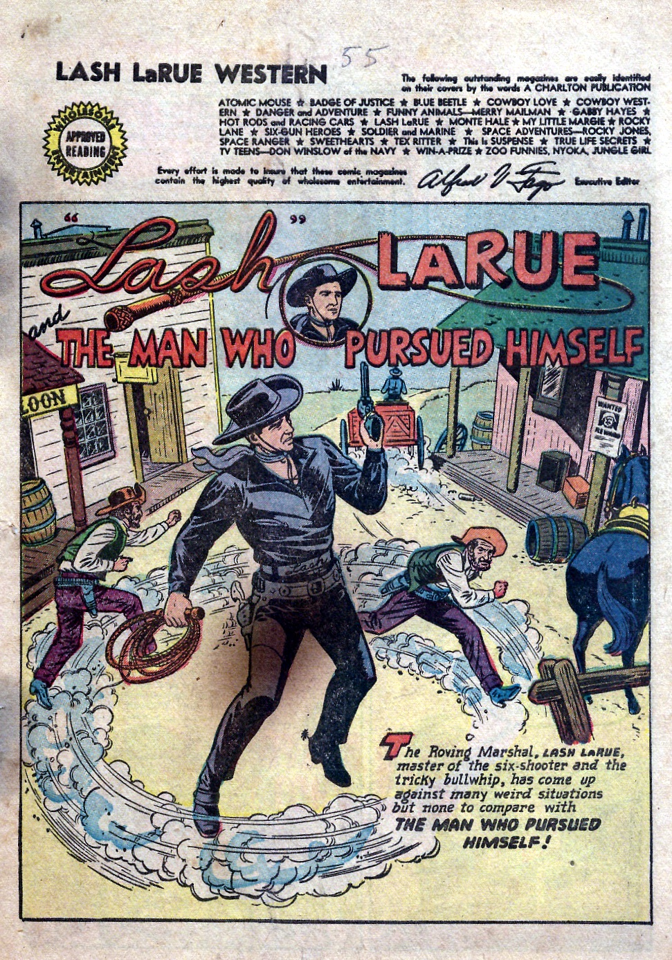 Read online Lash Larue Western (1949) comic -  Issue #55 - 2