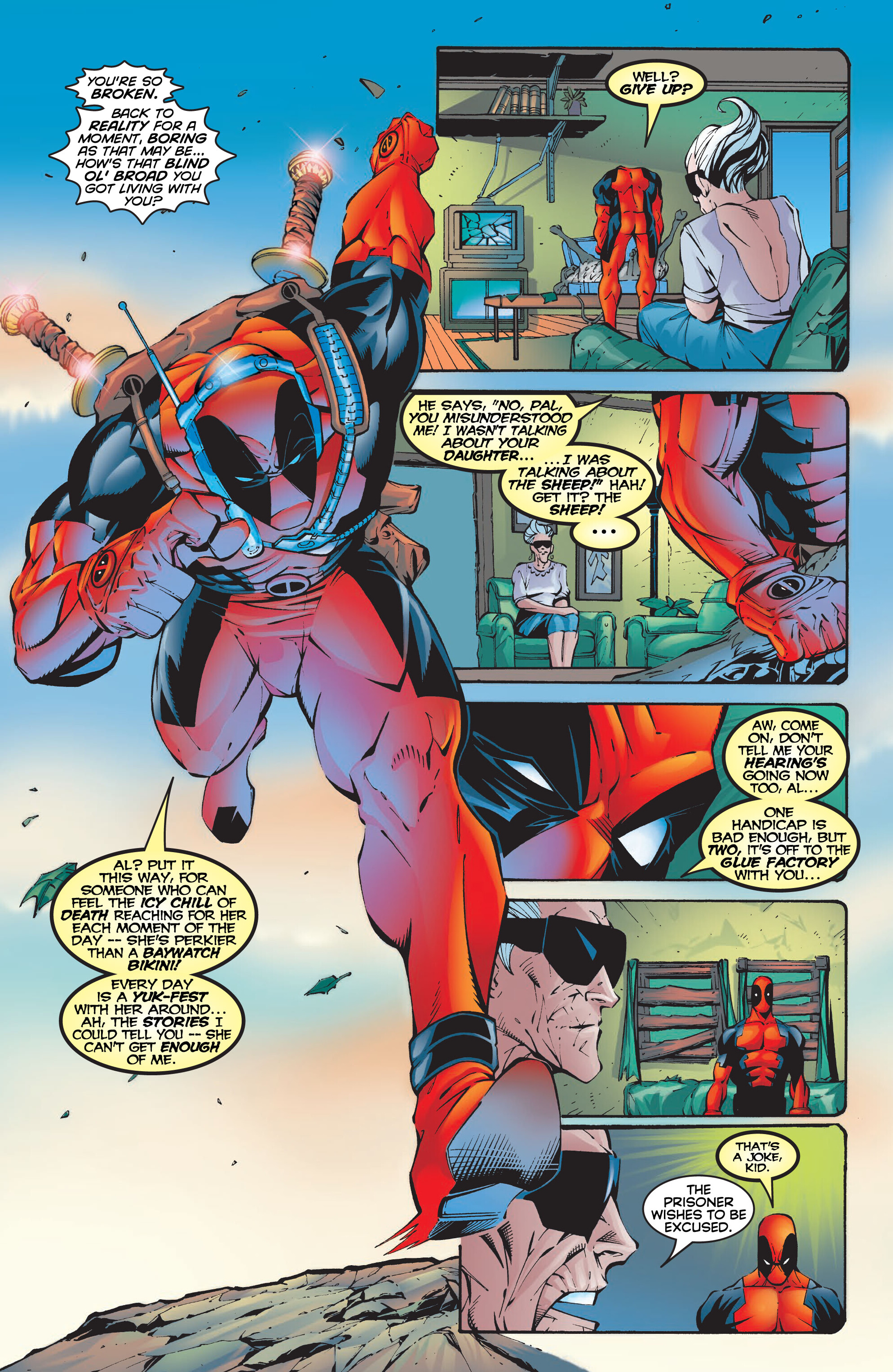 Read online Deadpool Epic Collection comic -  Issue # Drowning Man (Part 2) - 82