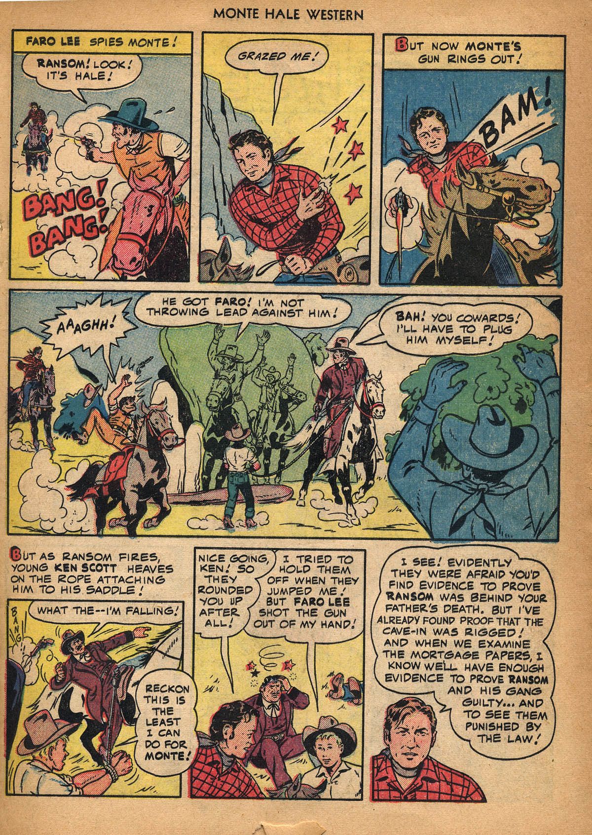 Read online Monte Hale Western comic -  Issue #44 - 26