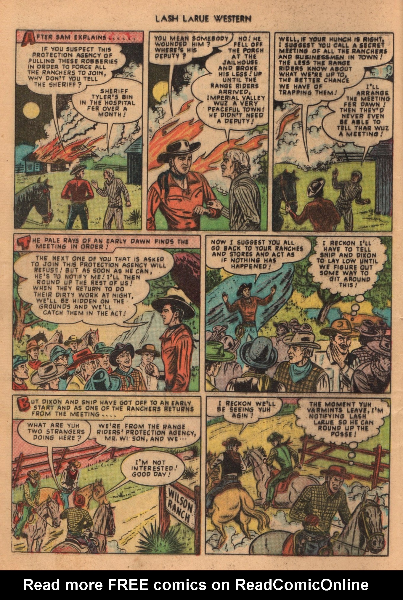 Read online Lash Larue Western (1949) comic -  Issue #1 - 8