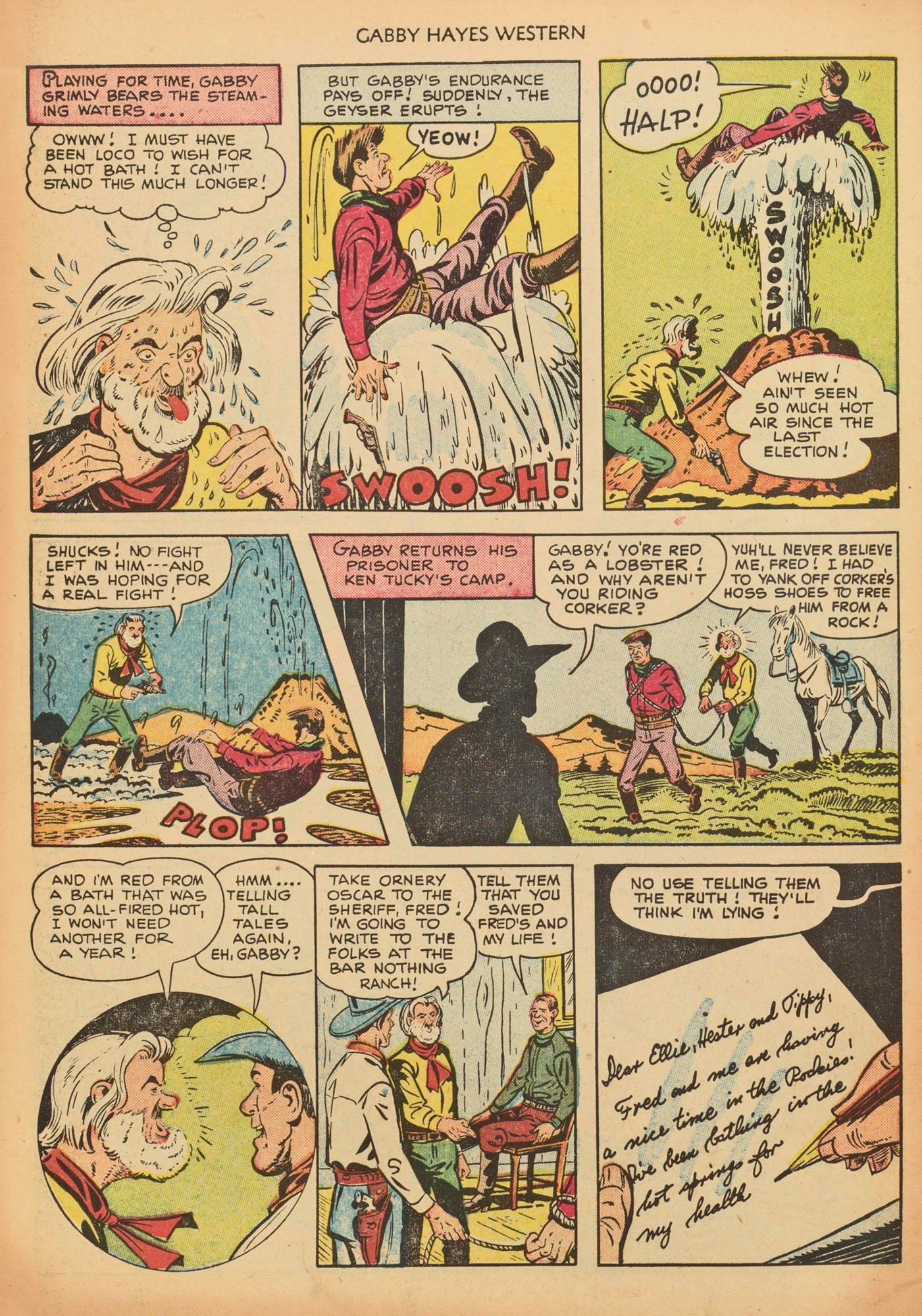Read online Gabby Hayes Western comic -  Issue #37 - 34