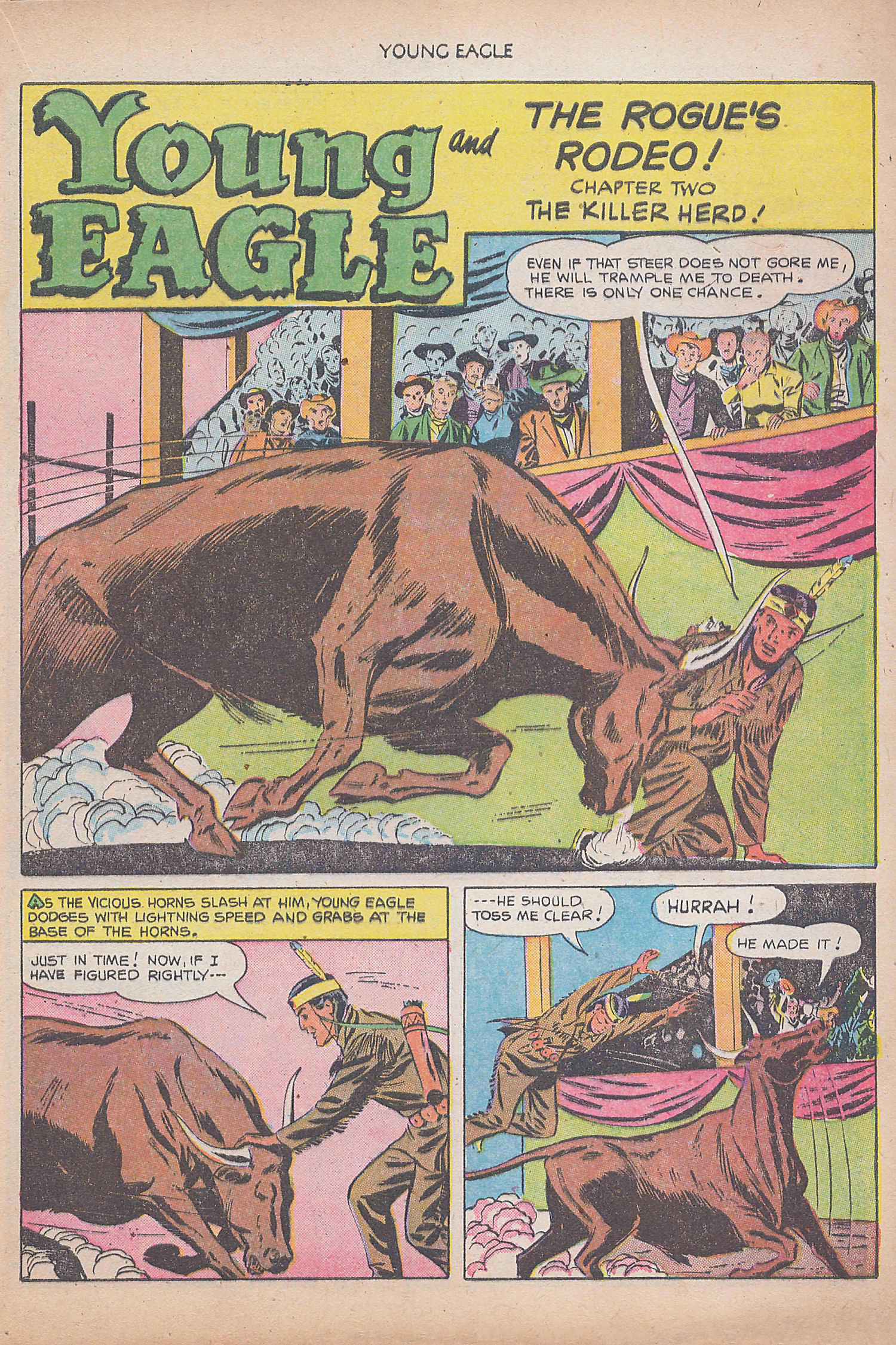 Read online Young Eagle comic -  Issue #8 - 15