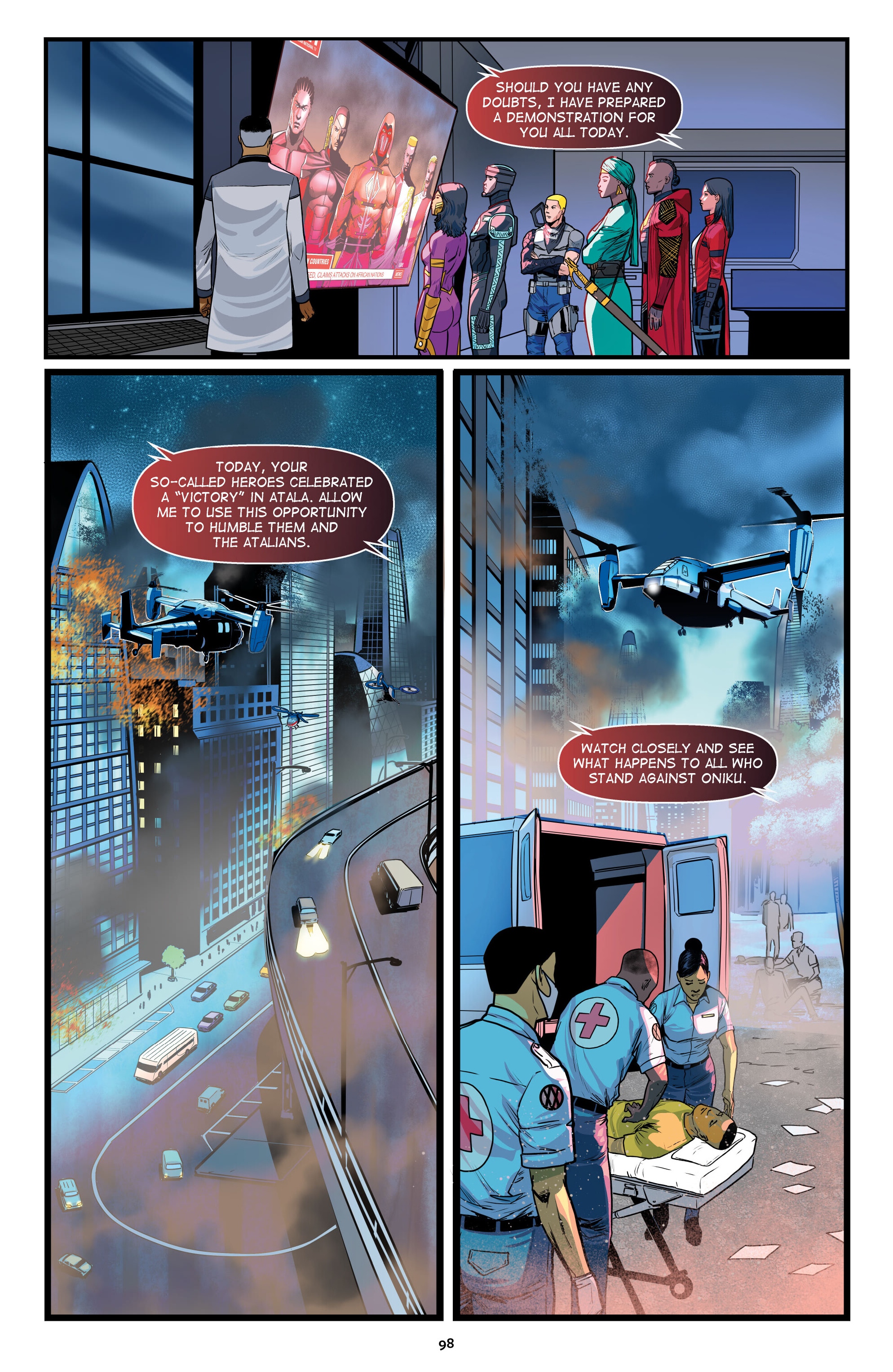Read online The Oloris: Heroes Will Unite comic -  Issue # TPB (Part 1) - 98