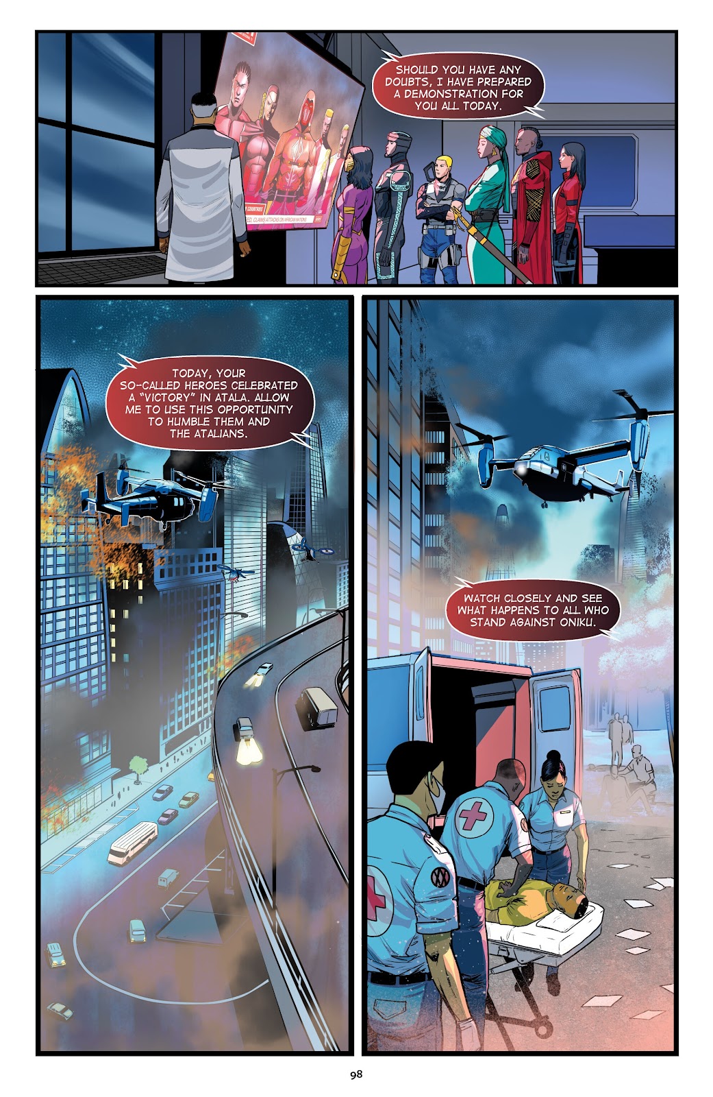 The Oloris: Heroes Will Unite issue TPB (Part 1) - Page 98