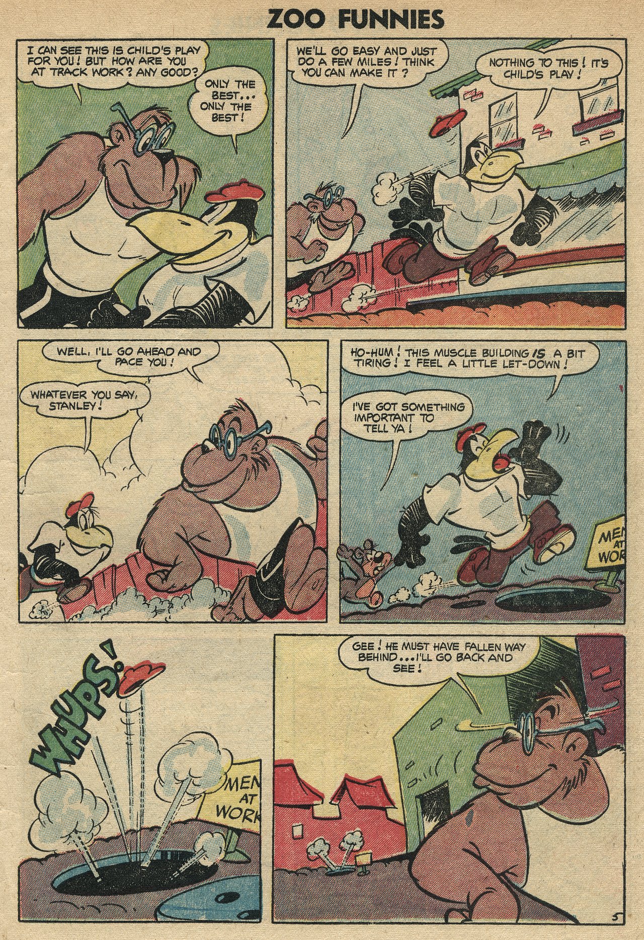 Read online Zoo Funnies comic -  Issue #6 - 7