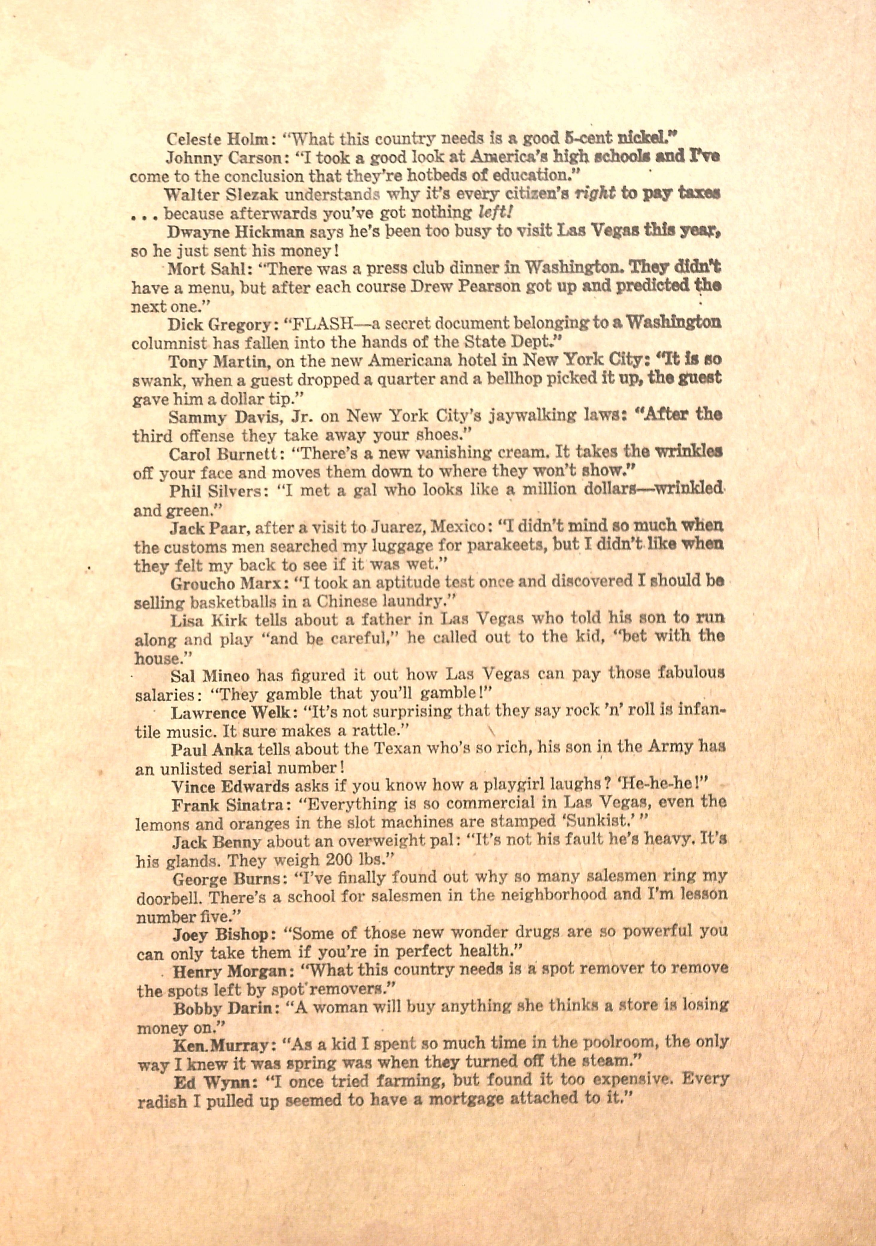 Read online Cartoons and Gags comic -  Issue #21 - 19