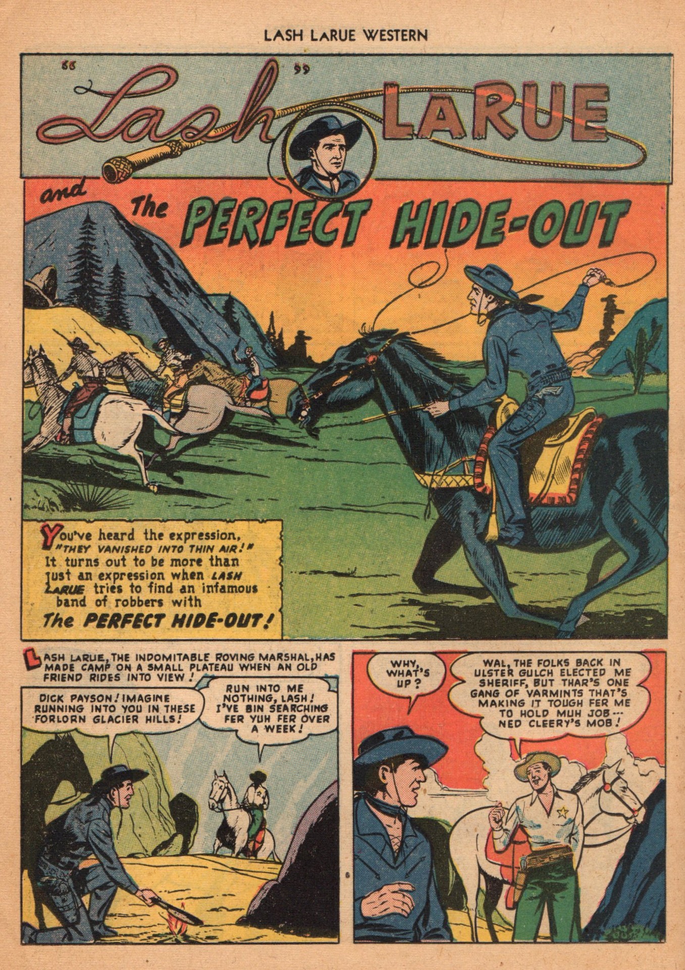 Read online Lash Larue Western (1949) comic -  Issue #2 - 26