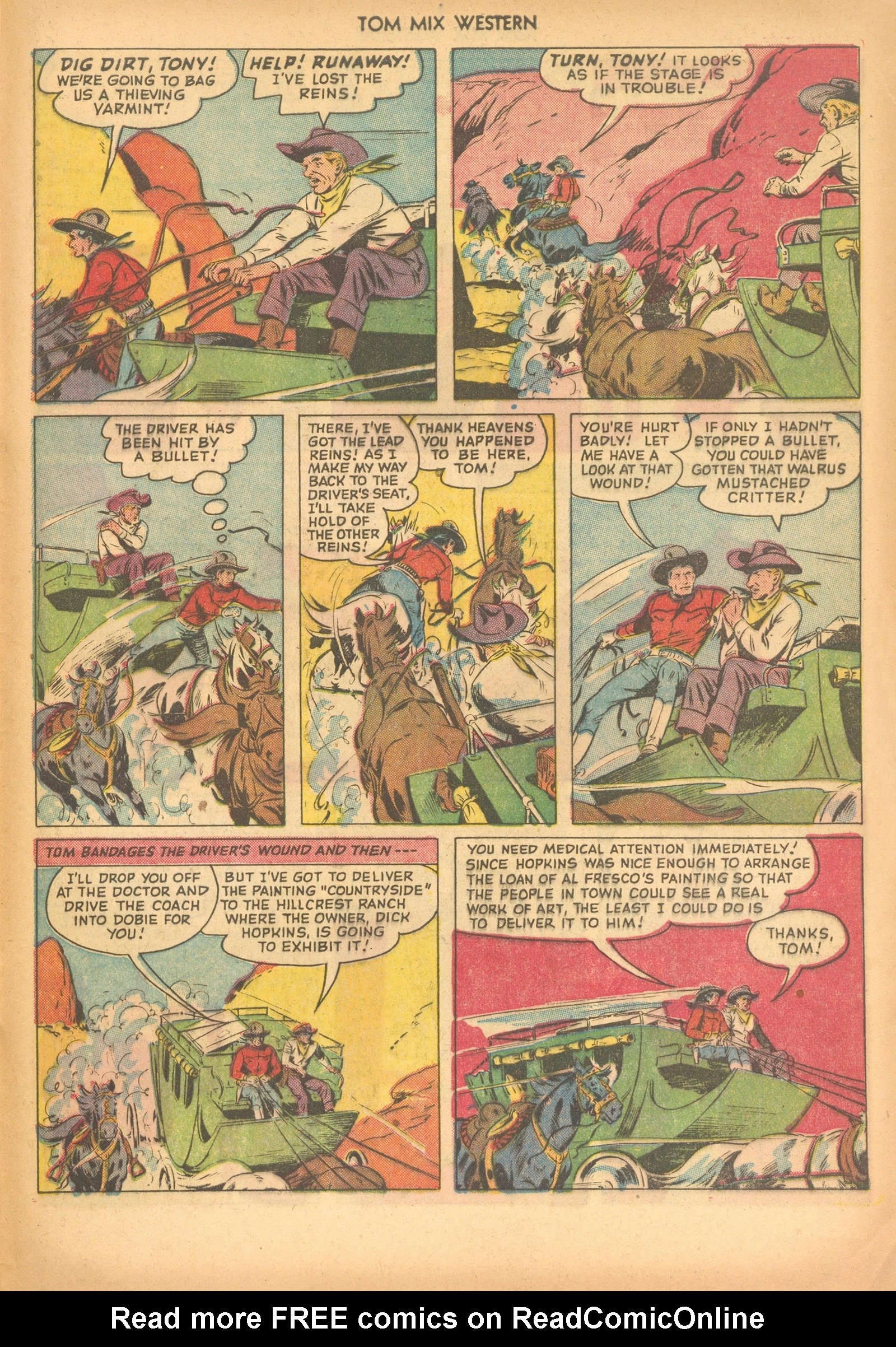 Read online Tom Mix Western (1948) comic -  Issue #53 - 29
