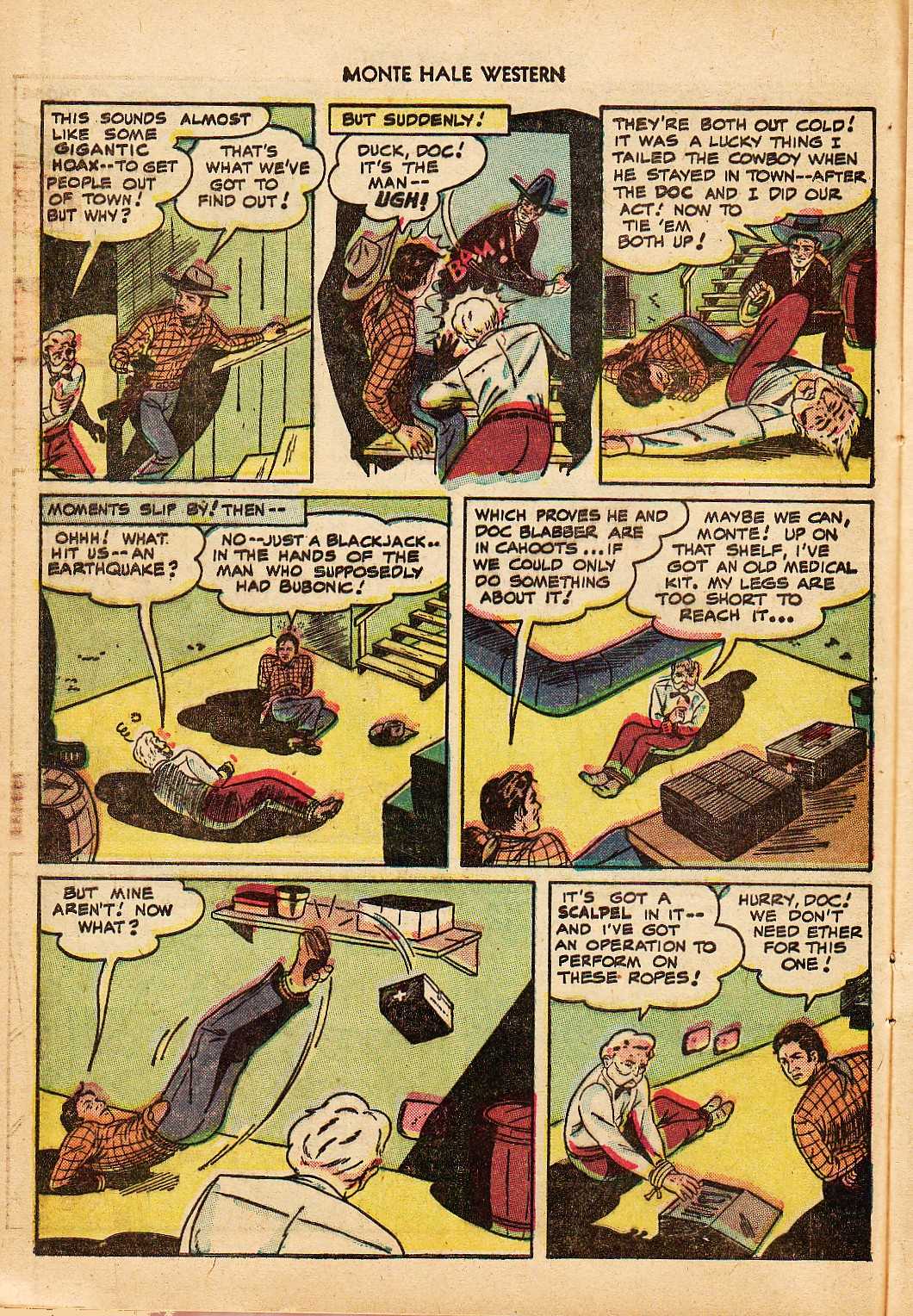 Read online Monte Hale Western comic -  Issue #38 - 19