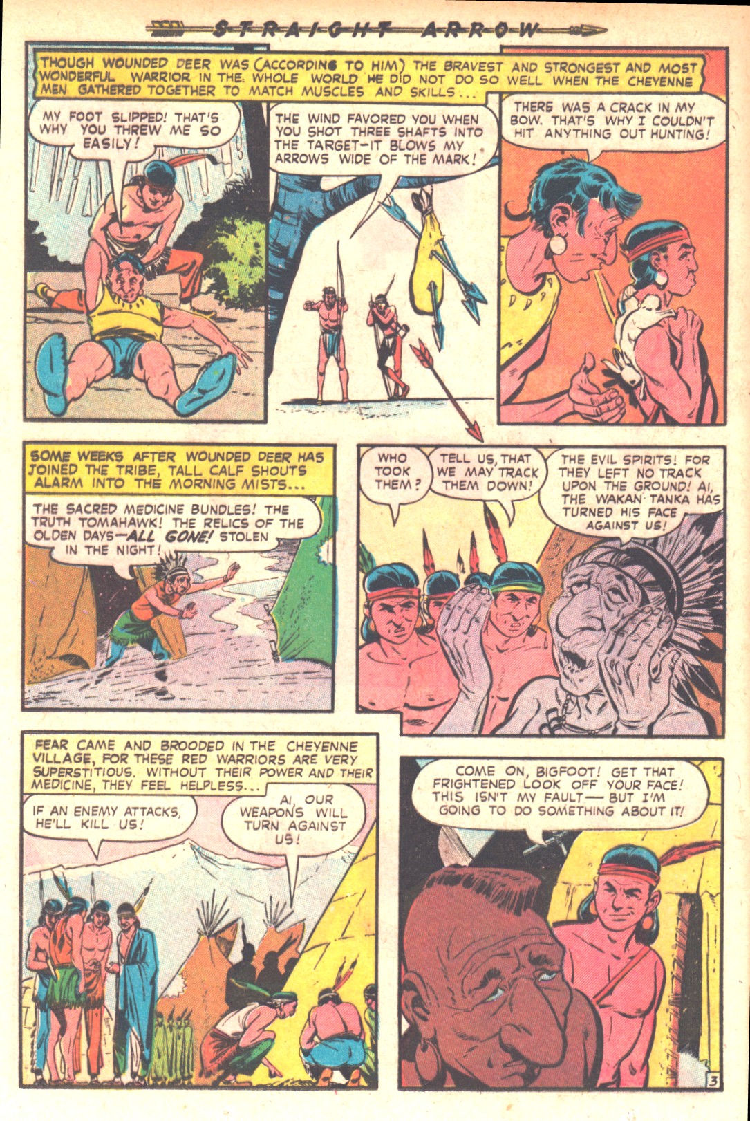 Read online Straight Arrow comic -  Issue #20 - 22