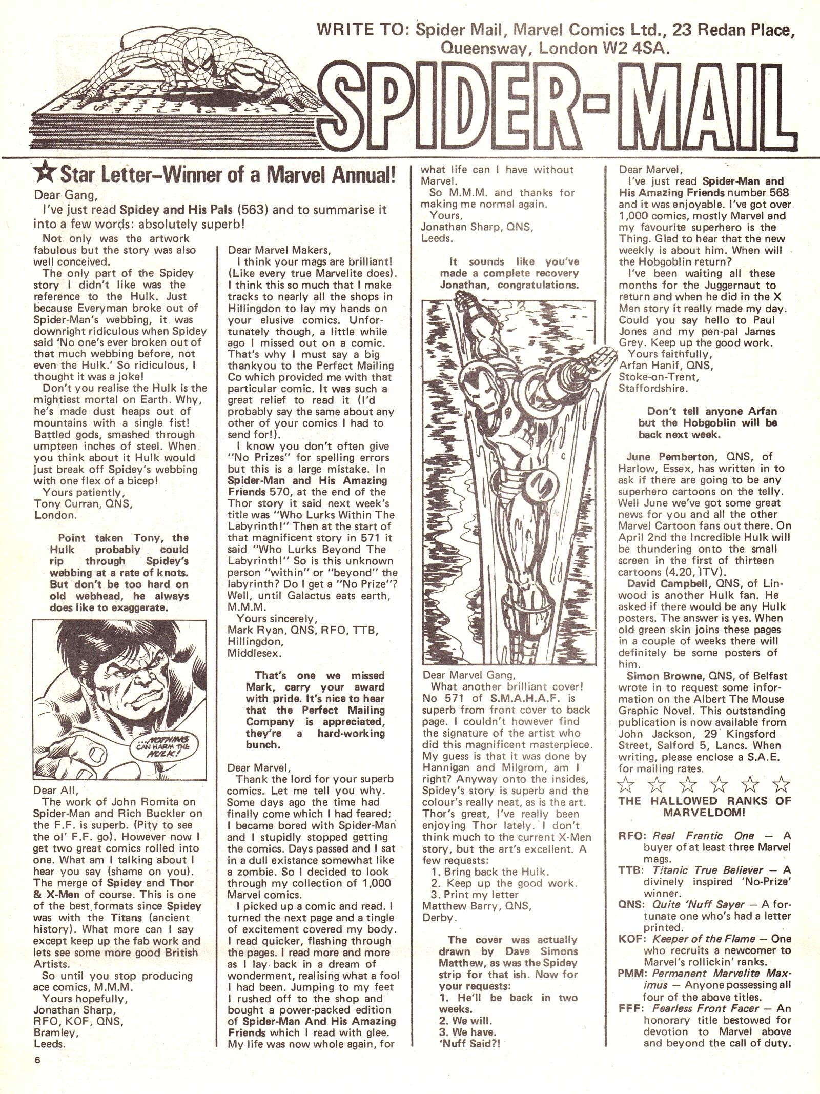 Read online Spider-Man and his Amazing Friends (1983) comic -  Issue #577 - 6