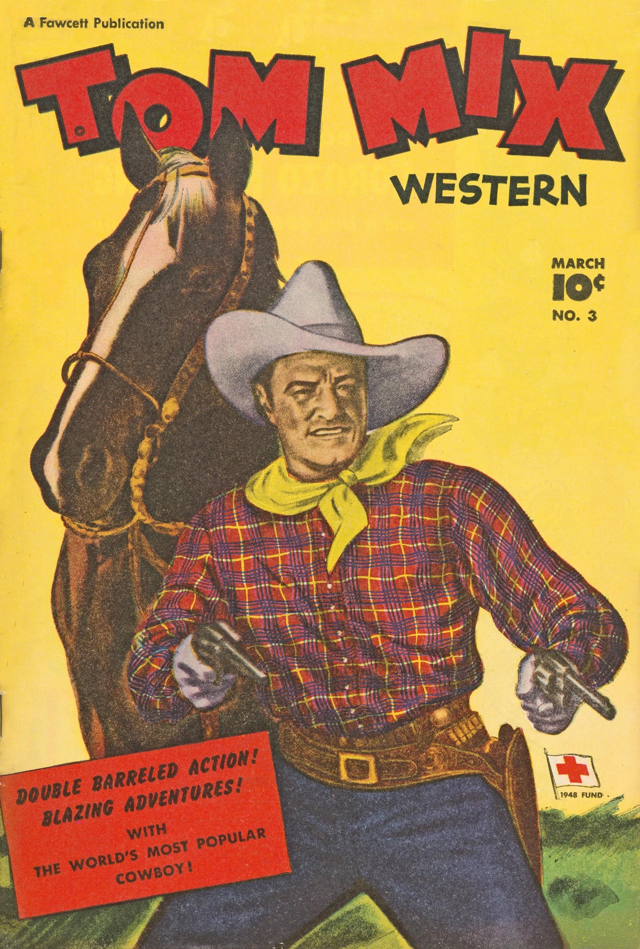 Read online Tom Mix Western (1948) comic -  Issue #3 - 1