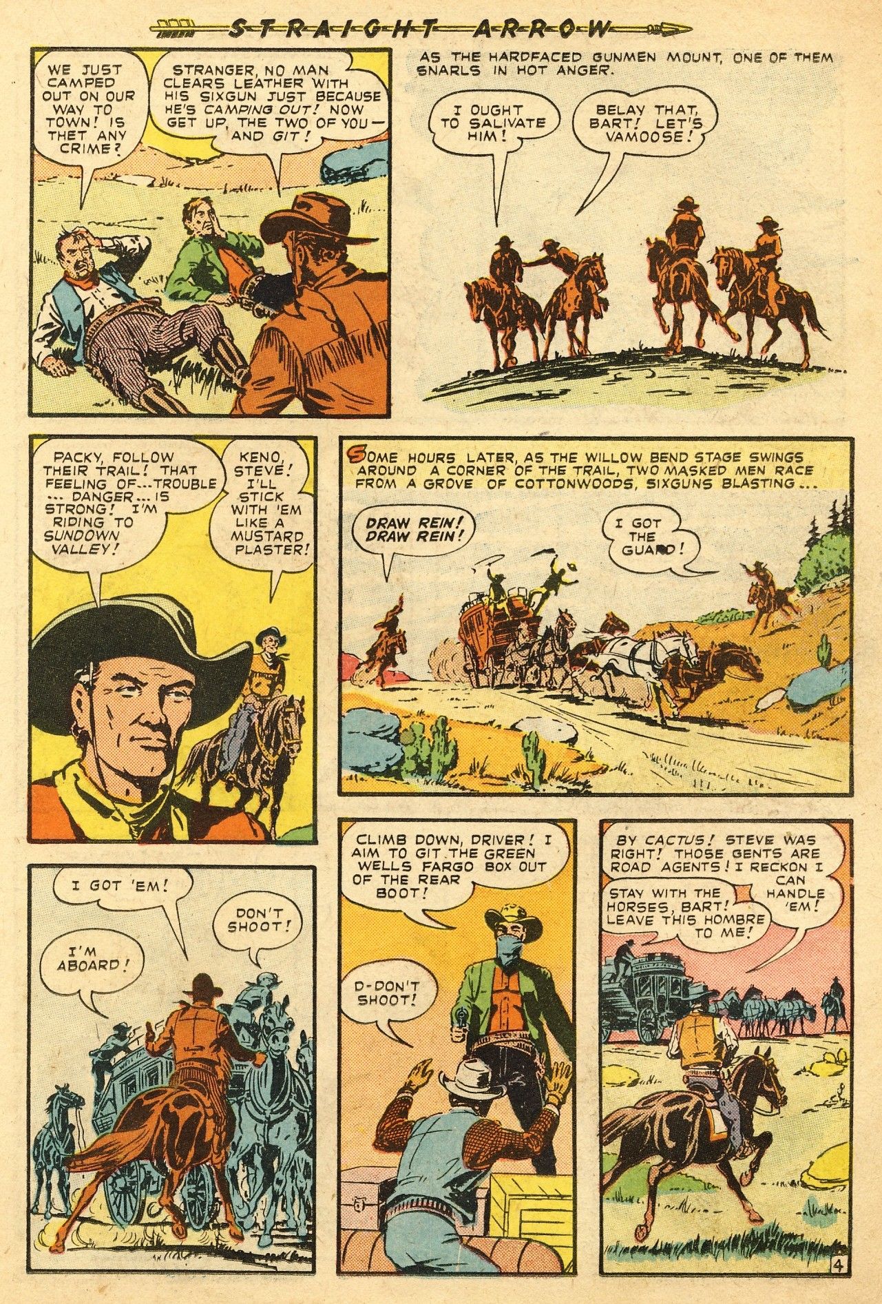 Read online Straight Arrow comic -  Issue #1 - 15