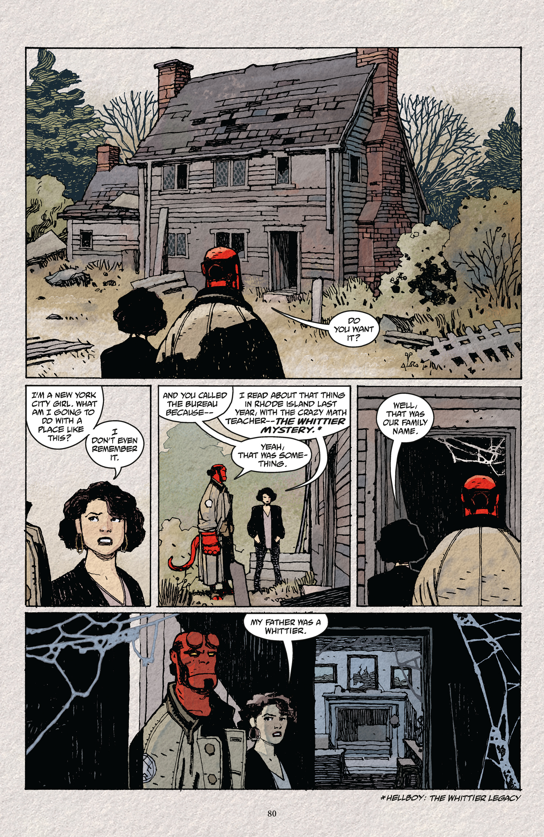 Read online Hellboy and the B.P.R.D.: The Secret of Chesbro House & Others comic -  Issue # TPB (Part 1) - 80