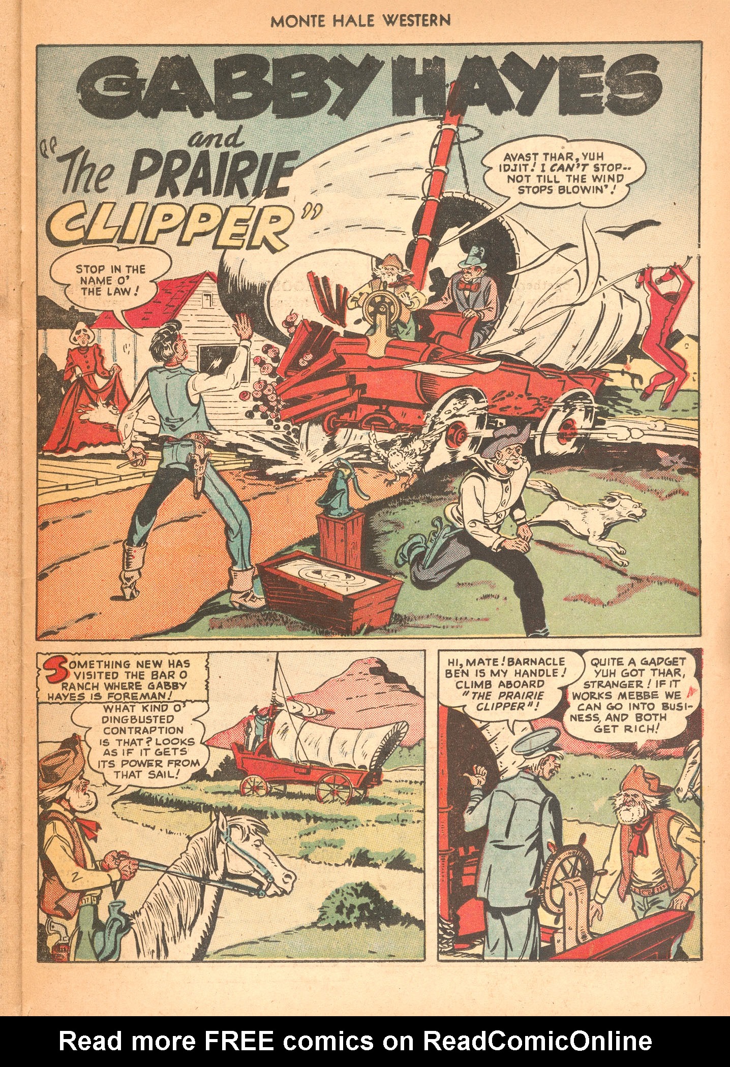Read online Monte Hale Western comic -  Issue #37 - 29