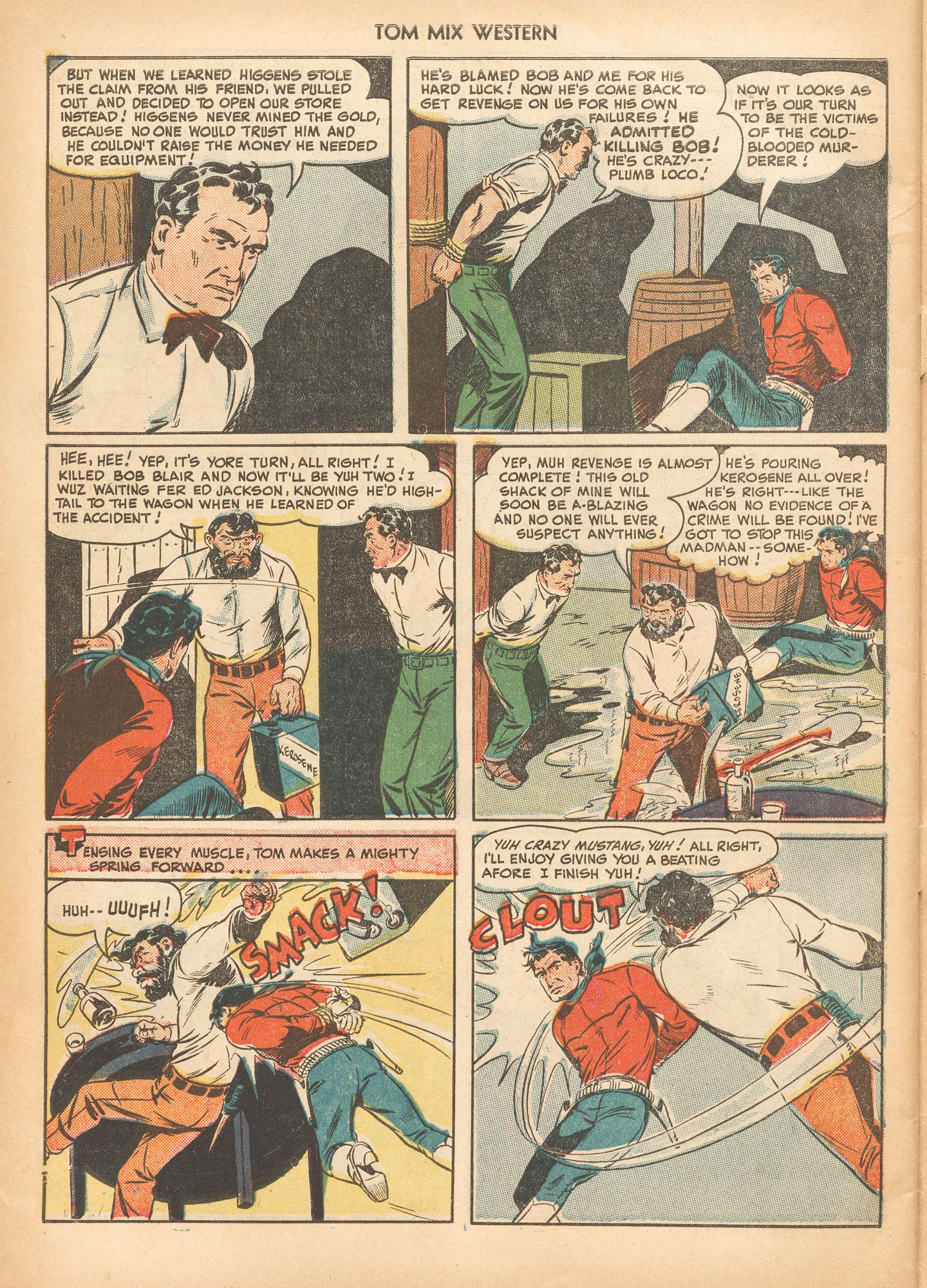 Read online Tom Mix Western (1948) comic -  Issue #23 - 46