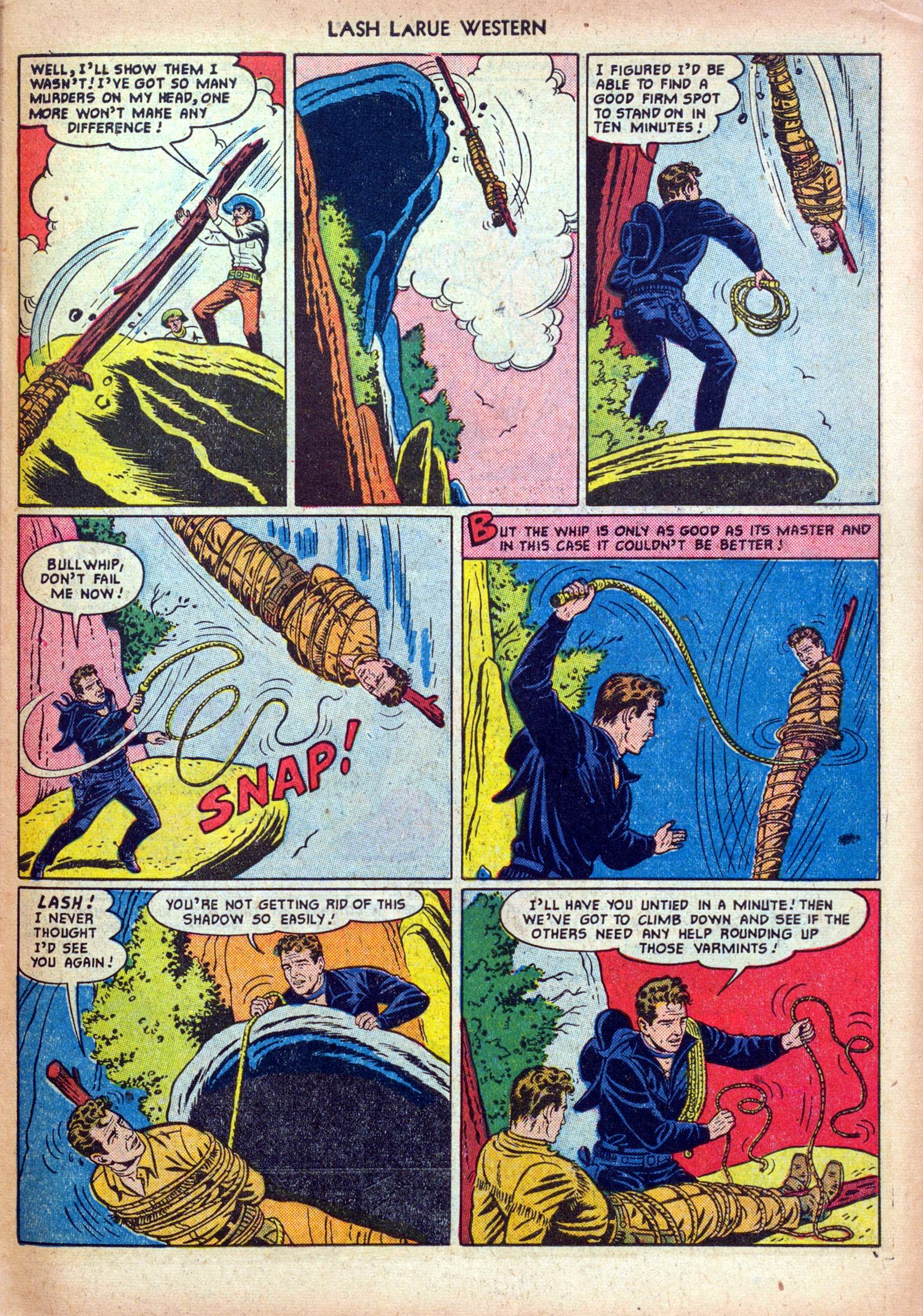 Read online Lash Larue Western (1949) comic -  Issue #19 - 31