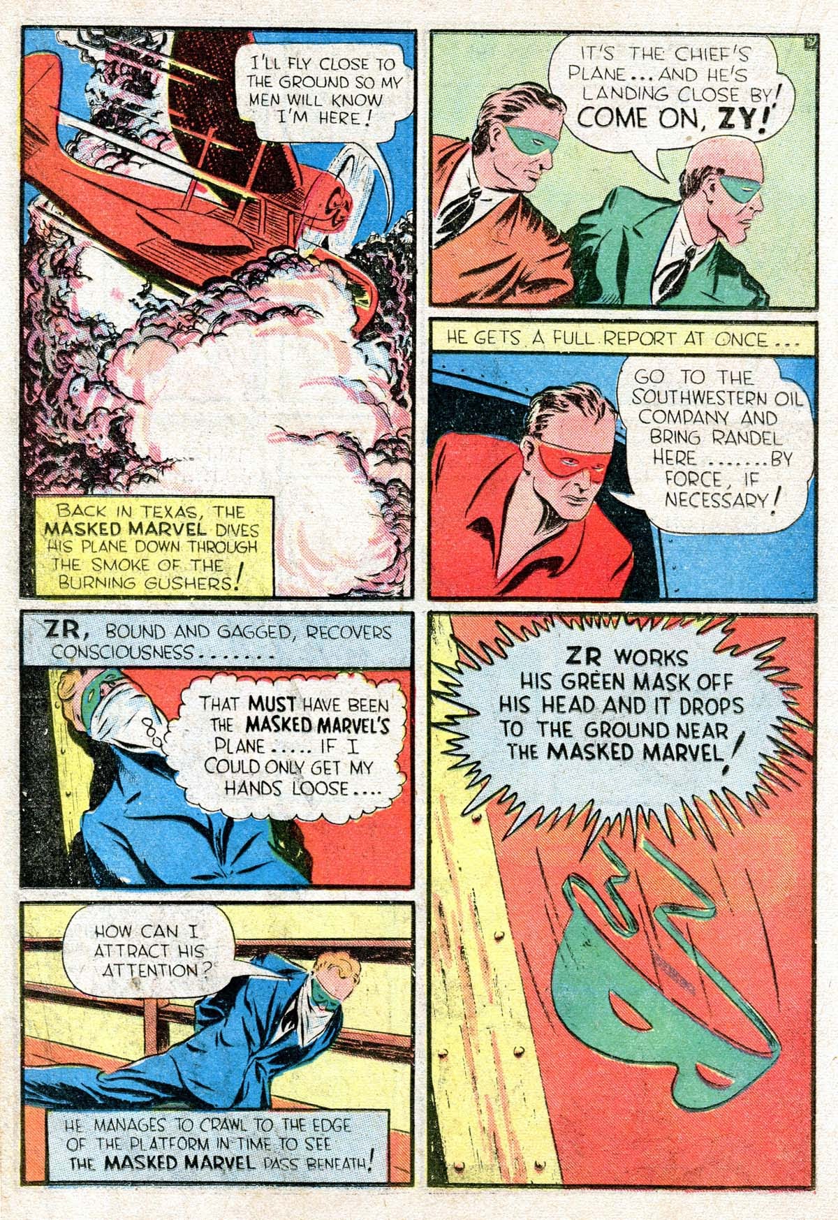 Read online Masked Marvel comic -  Issue #2 - 30