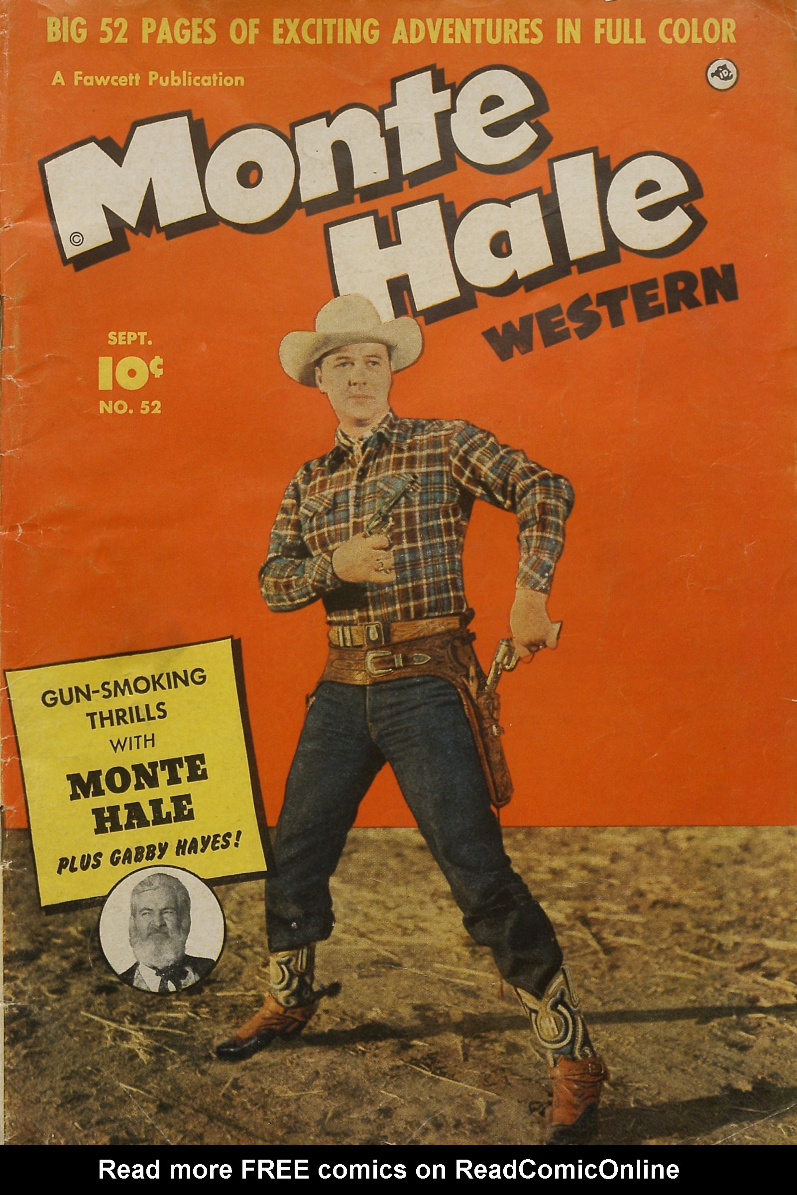 Read online Monte Hale Western comic -  Issue #52 - 1