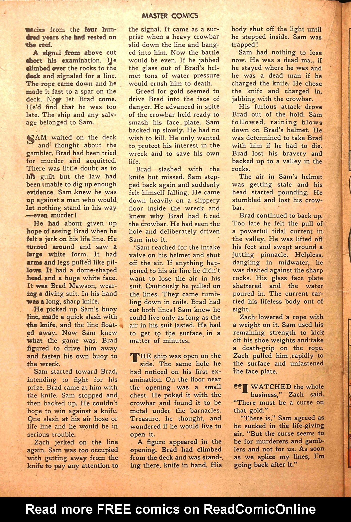 Read online Master Comics comic -  Issue #74 - 36