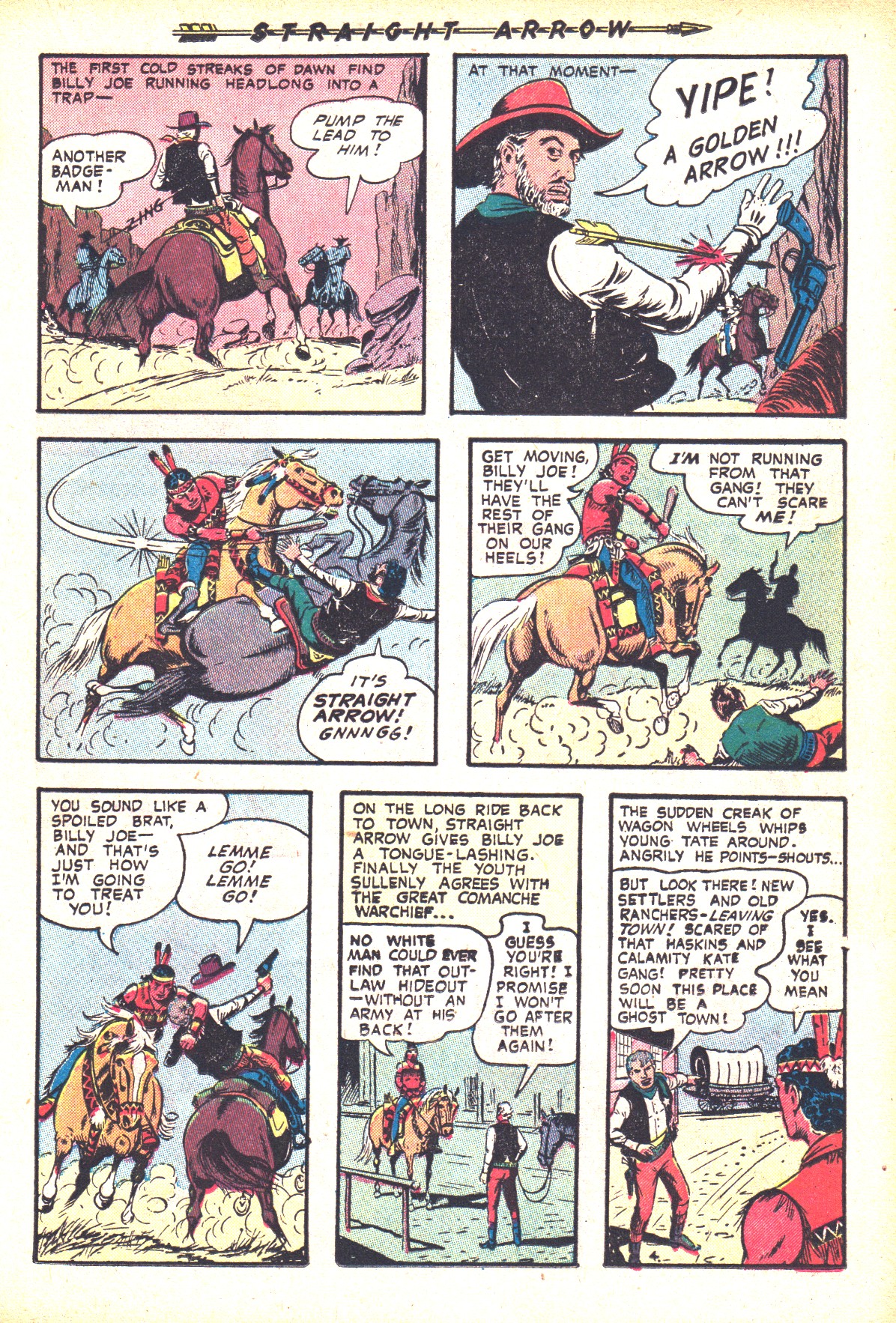 Read online Straight Arrow comic -  Issue #36 - 15
