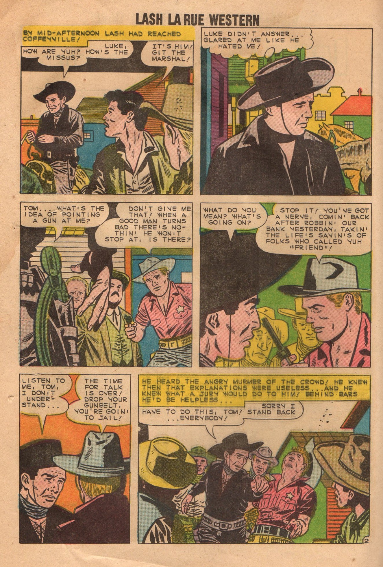 Read online Lash Larue Western (1949) comic -  Issue #77 - 4