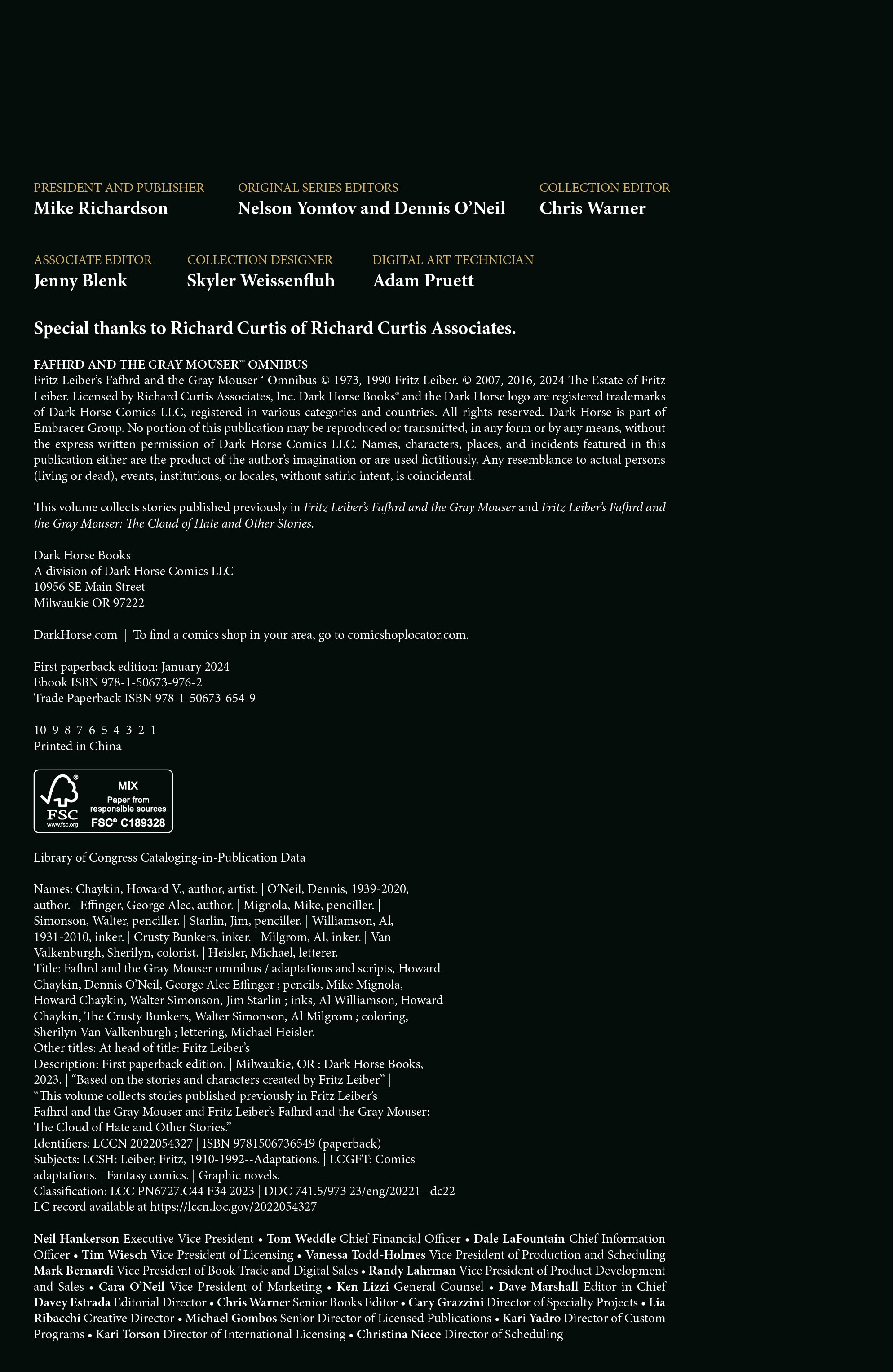 Read online Fafhrd and the Gray Mouser Omnibus comic -  Issue # TPB (Part 1) - 5