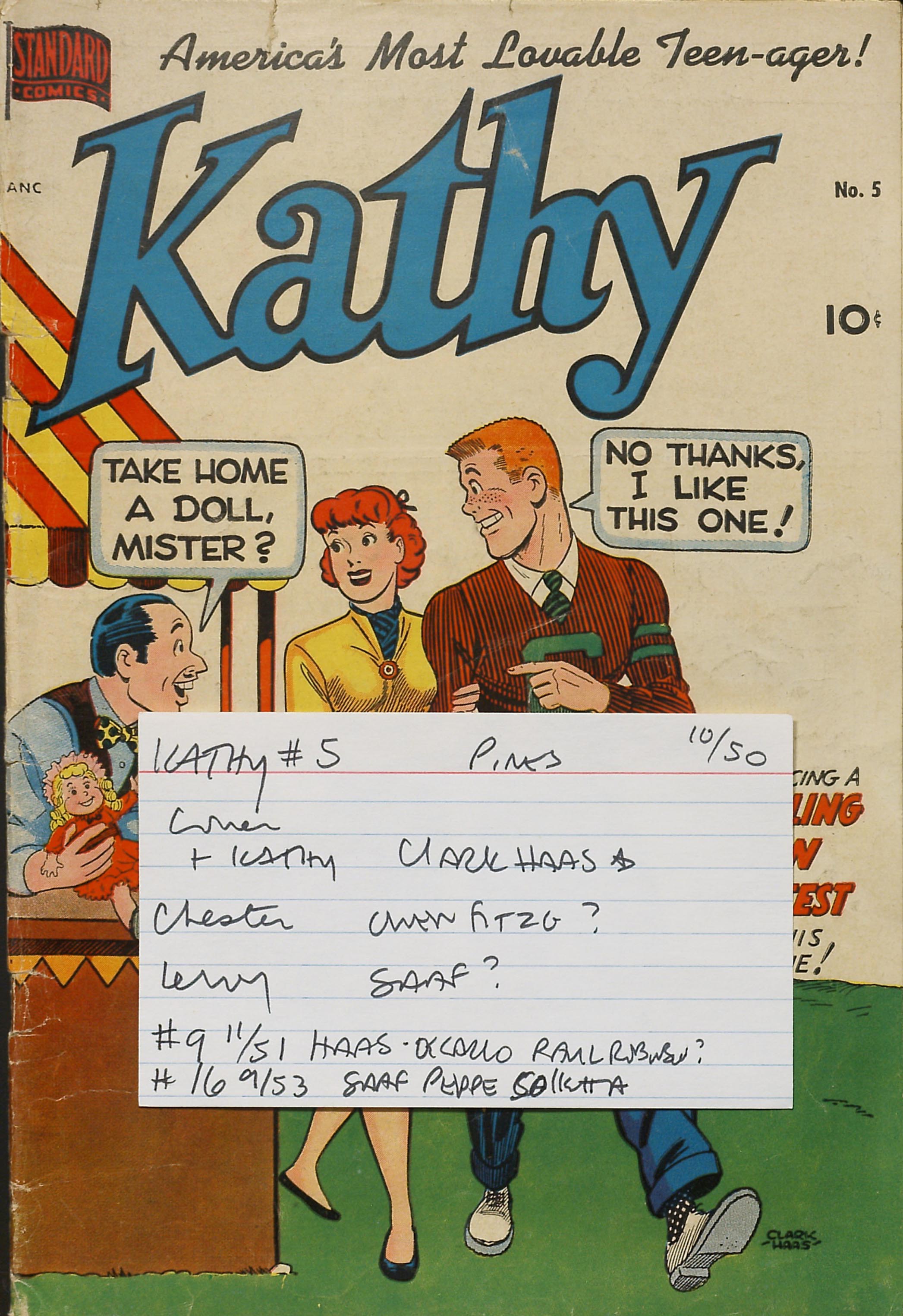Read online Kathy (1949) comic -  Issue #5 - 37