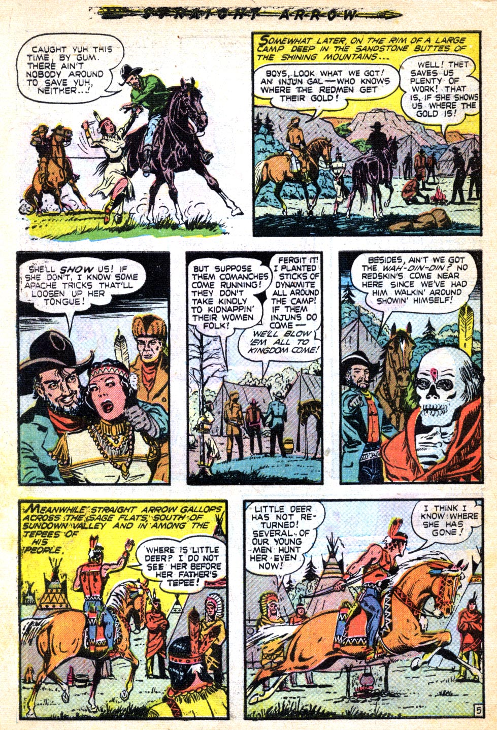 Read online Straight Arrow comic -  Issue #7 - 30