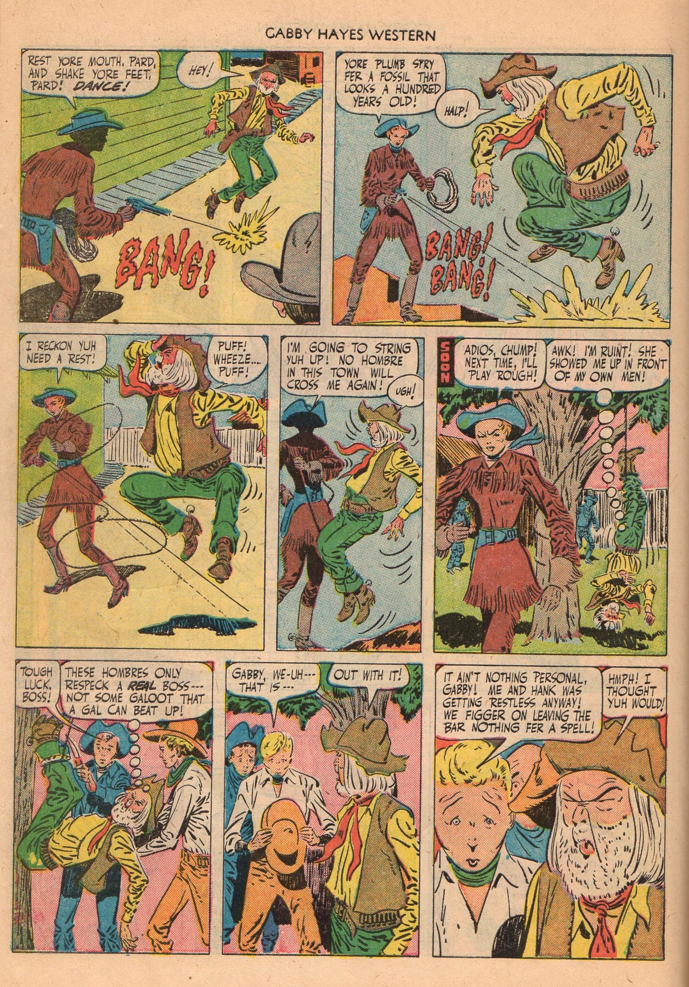 Read online Gabby Hayes Western comic -  Issue #21 - 22