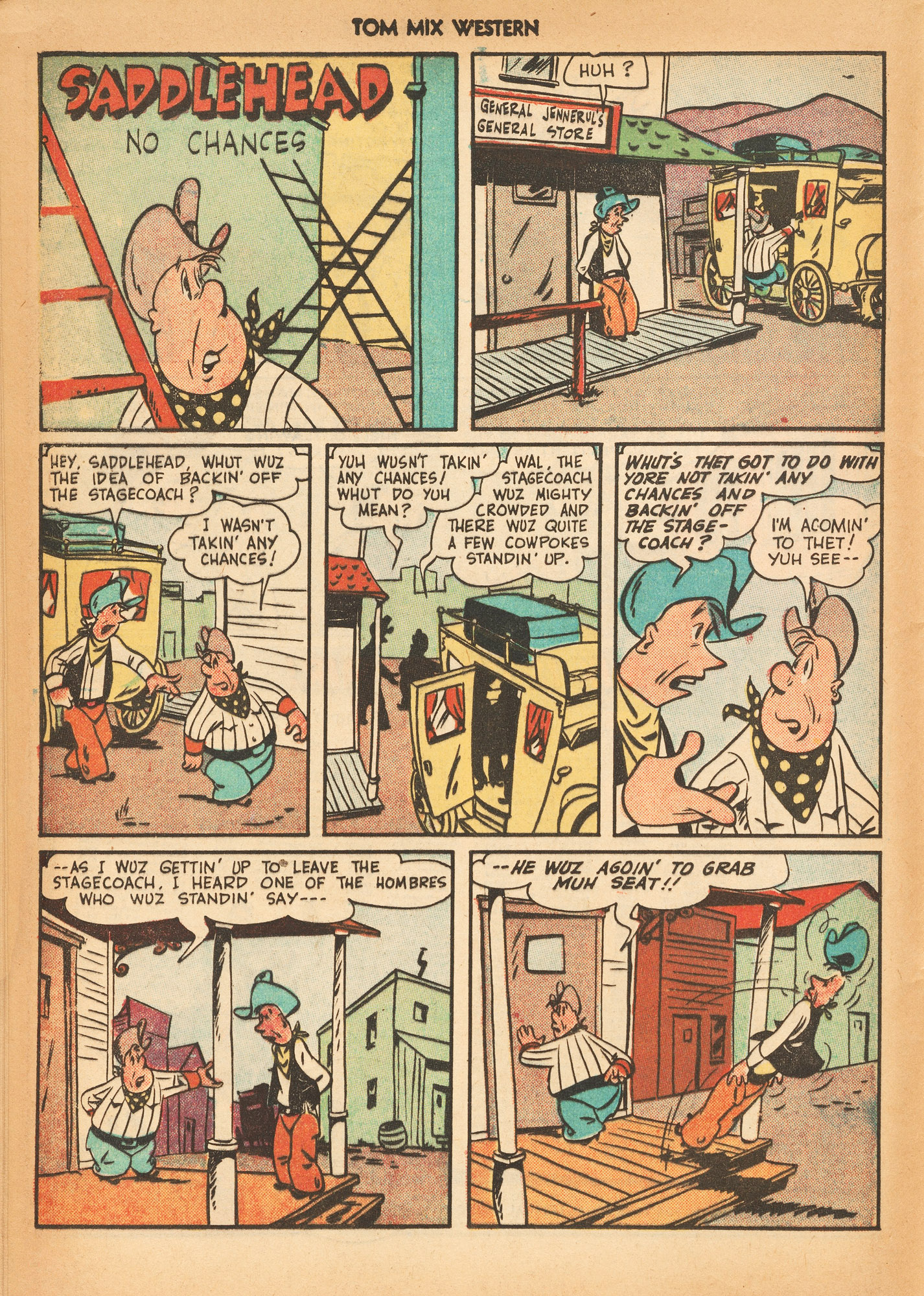 Read online Tom Mix Western (1948) comic -  Issue #15 - 12