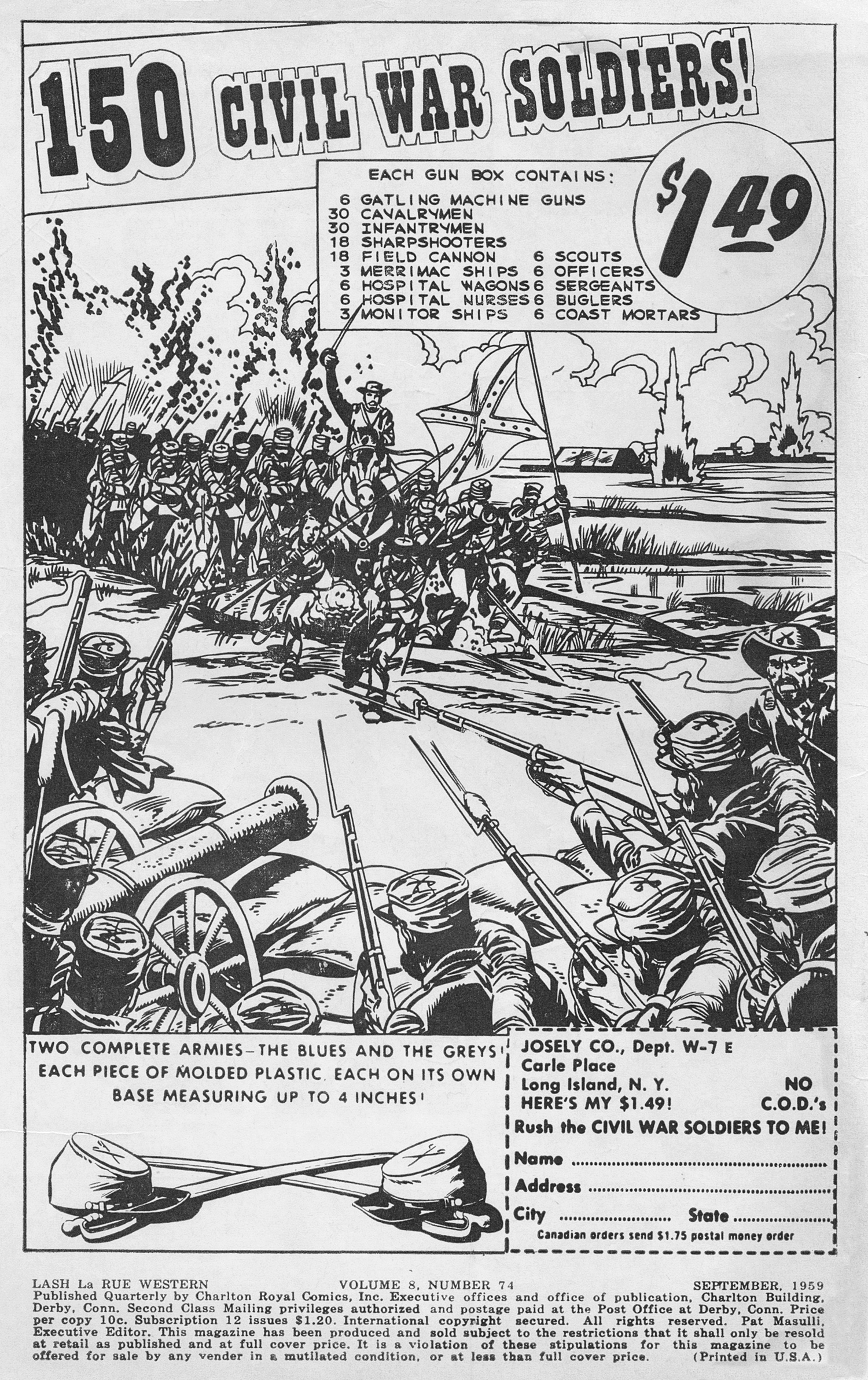 Read online Lash Larue Western (1949) comic -  Issue #74 - 2
