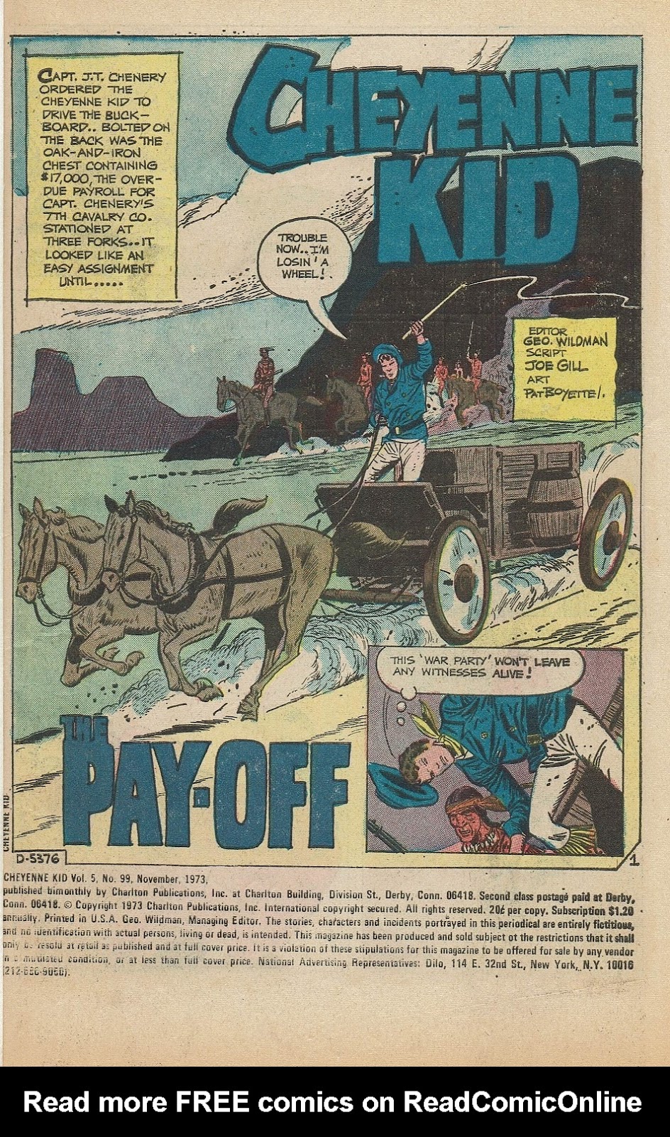 Cheyenne Kid issue 99 - Page 3