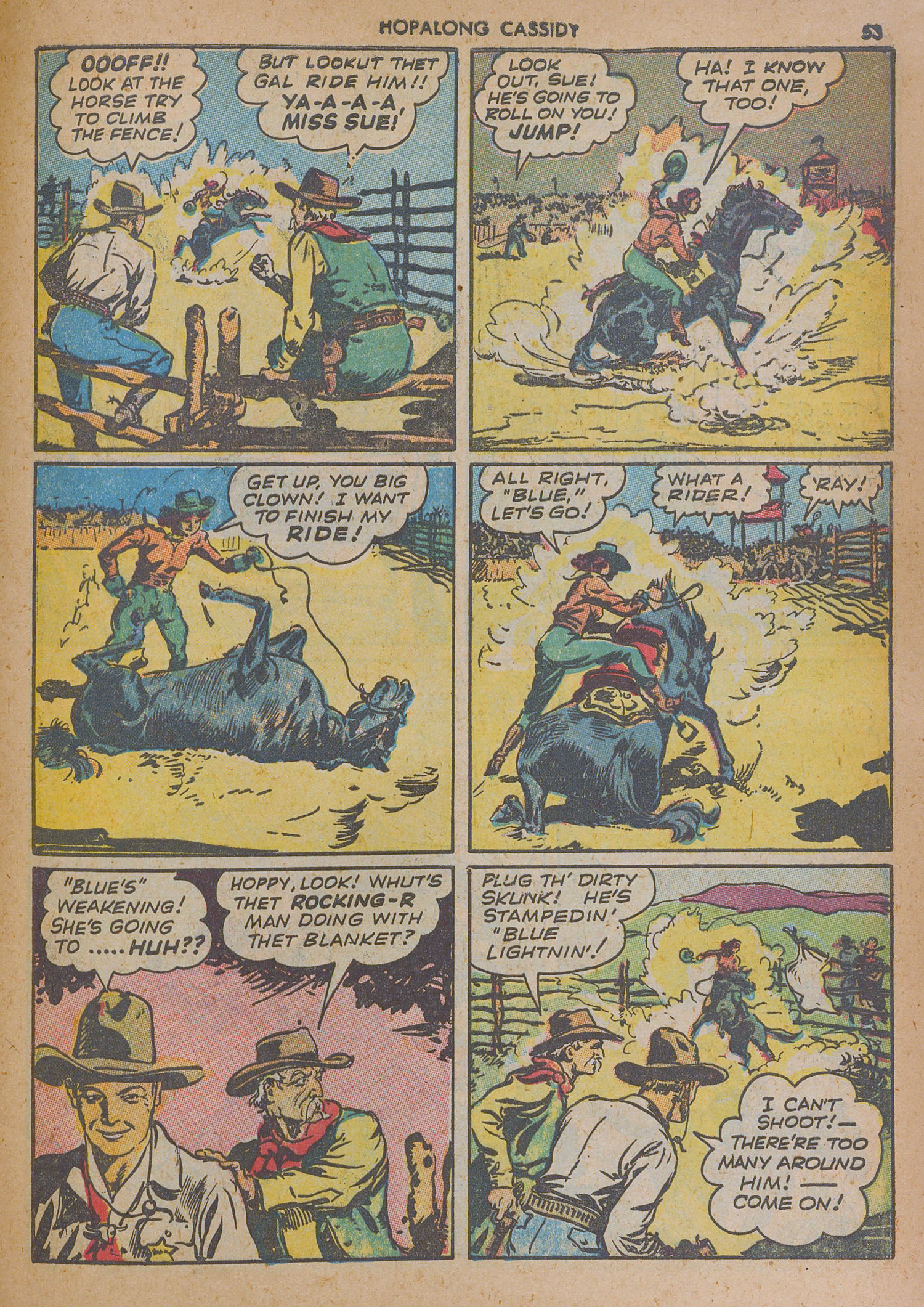 Read online Hopalong Cassidy comic -  Issue #1 - 52
