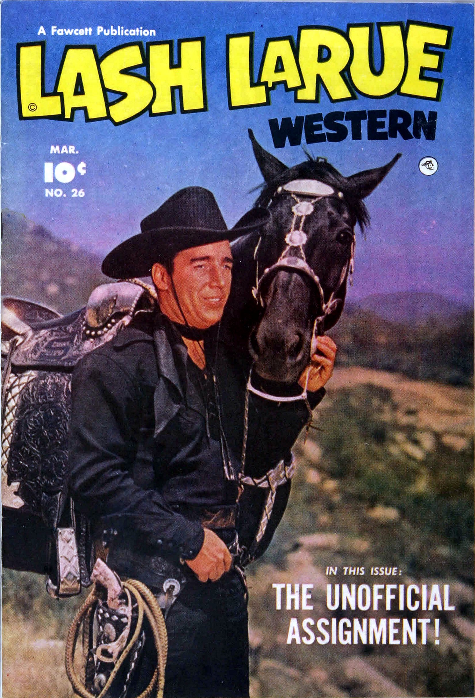 Read online Lash Larue Western (1949) comic -  Issue #26 - 1