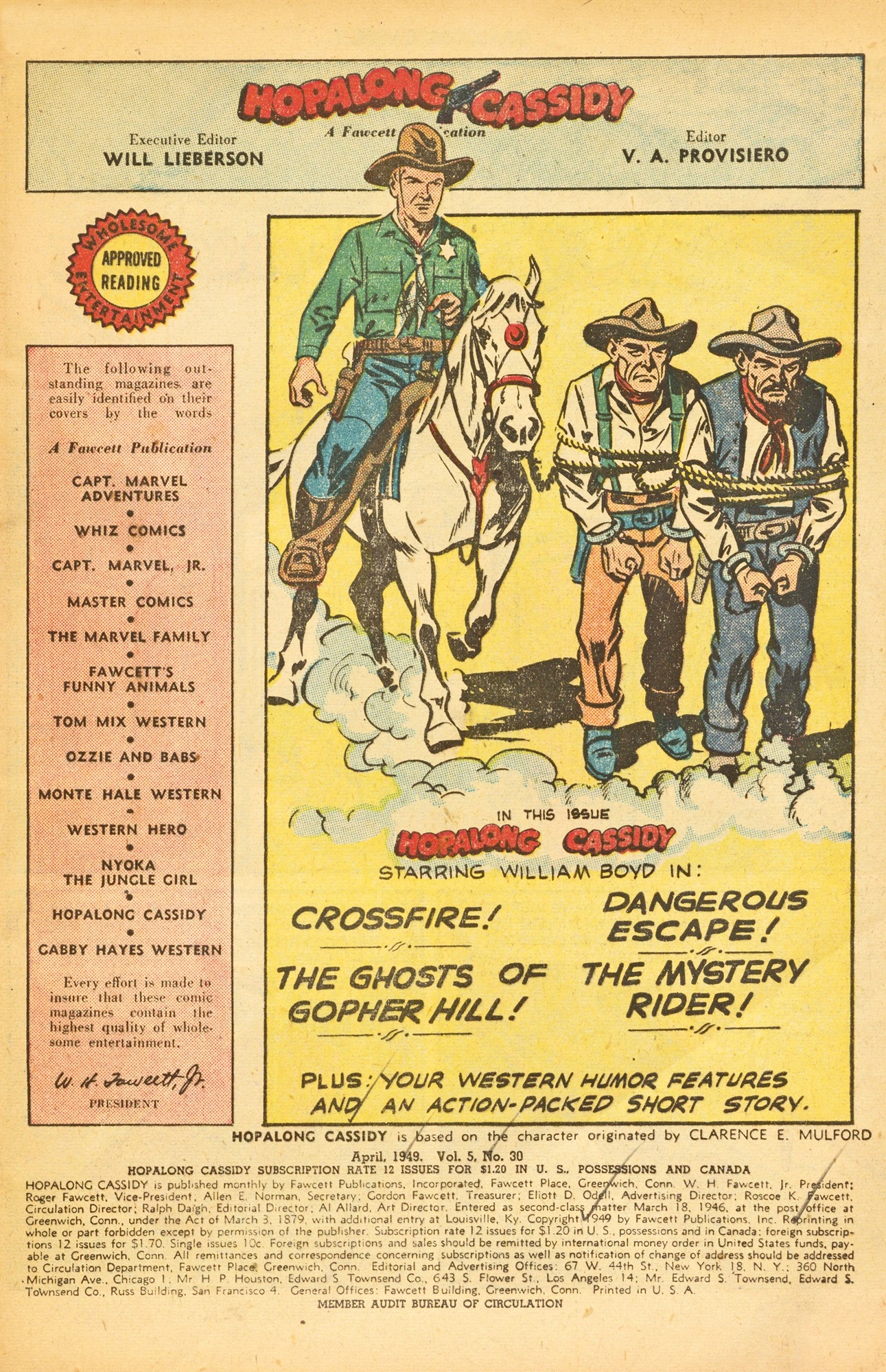 Read online Hopalong Cassidy comic -  Issue #30 - 3