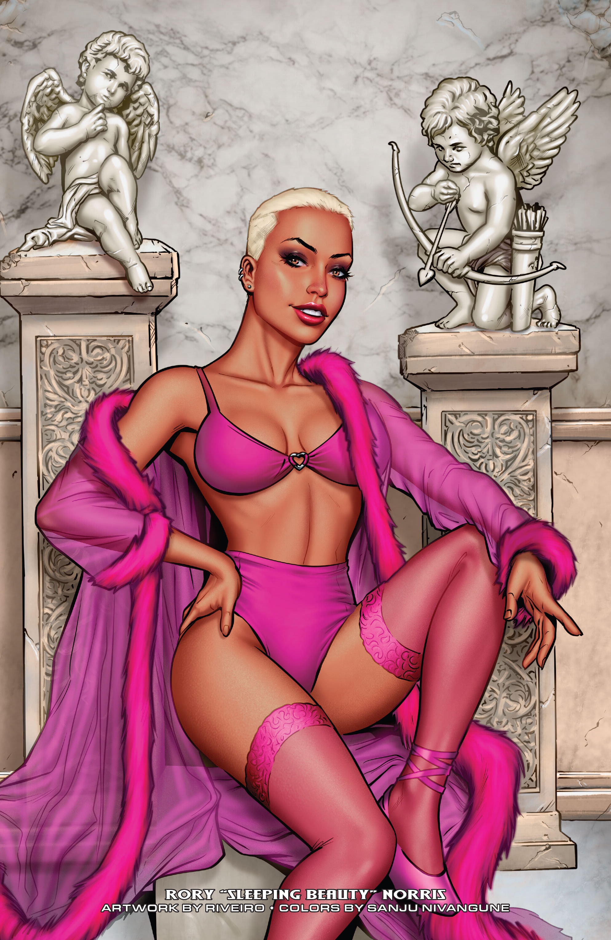 Read online Grimm Fairy Tales 2024 Valentine's Day Lingerie Pinup Special comic -  Issue # Full - 28