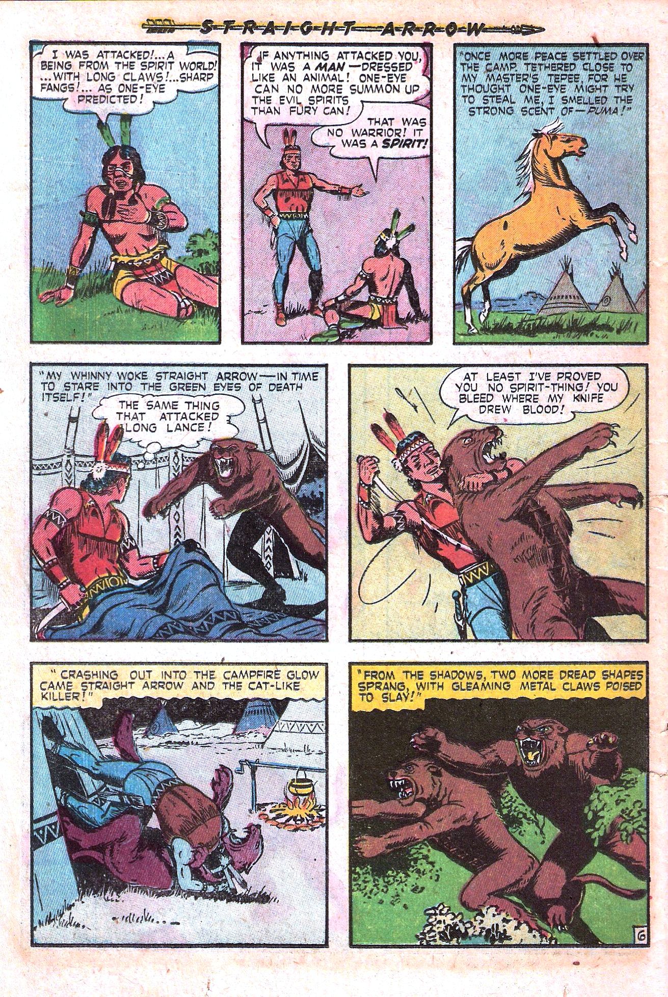 Read online Straight Arrow comic -  Issue #21 - 24