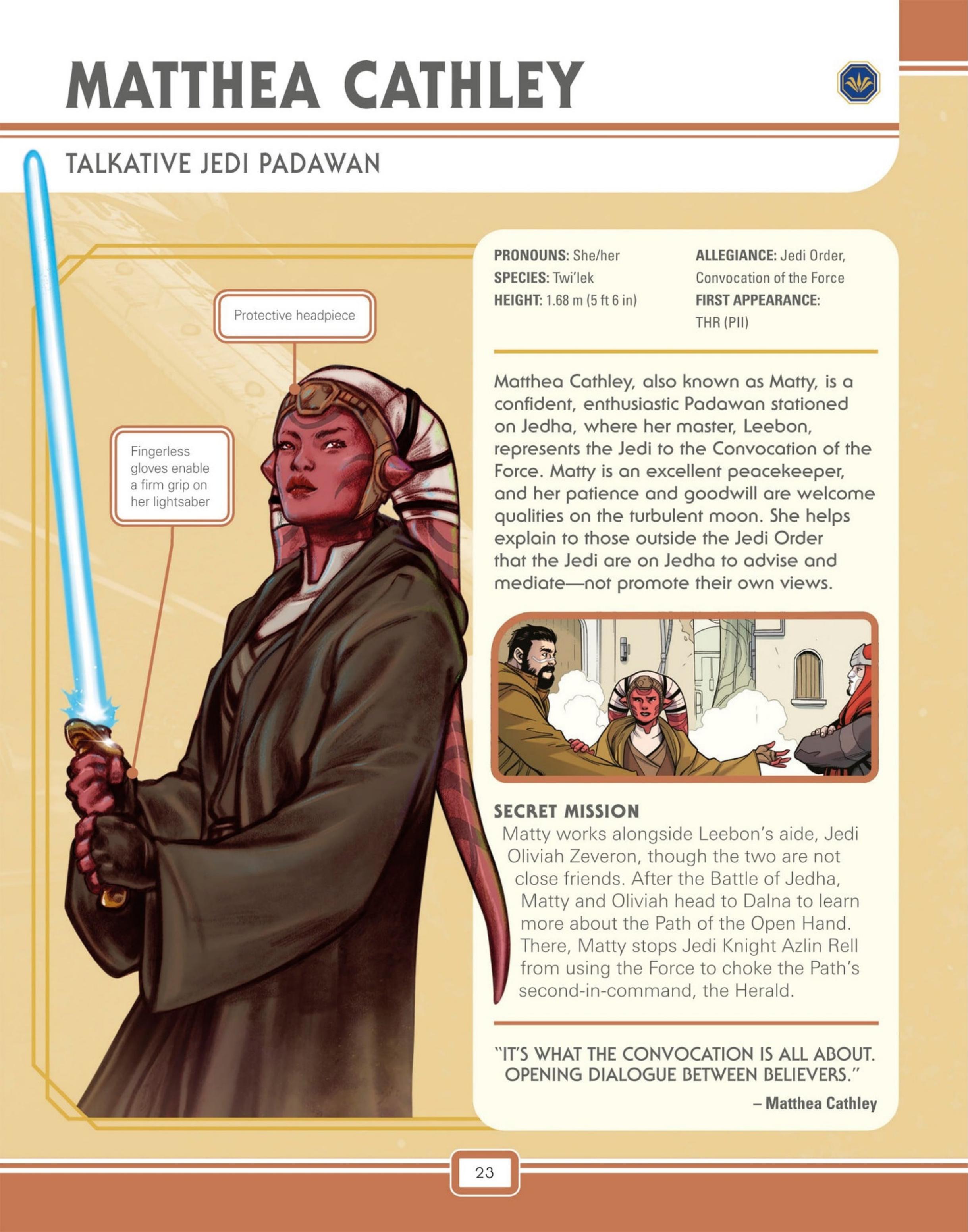 Read online Star Wars: The High Republic Character Encyclopedia comic -  Issue # TPB (Part 1) - 25