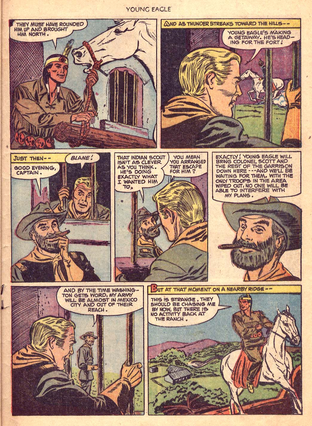 Read online Young Eagle comic -  Issue #6 - 31